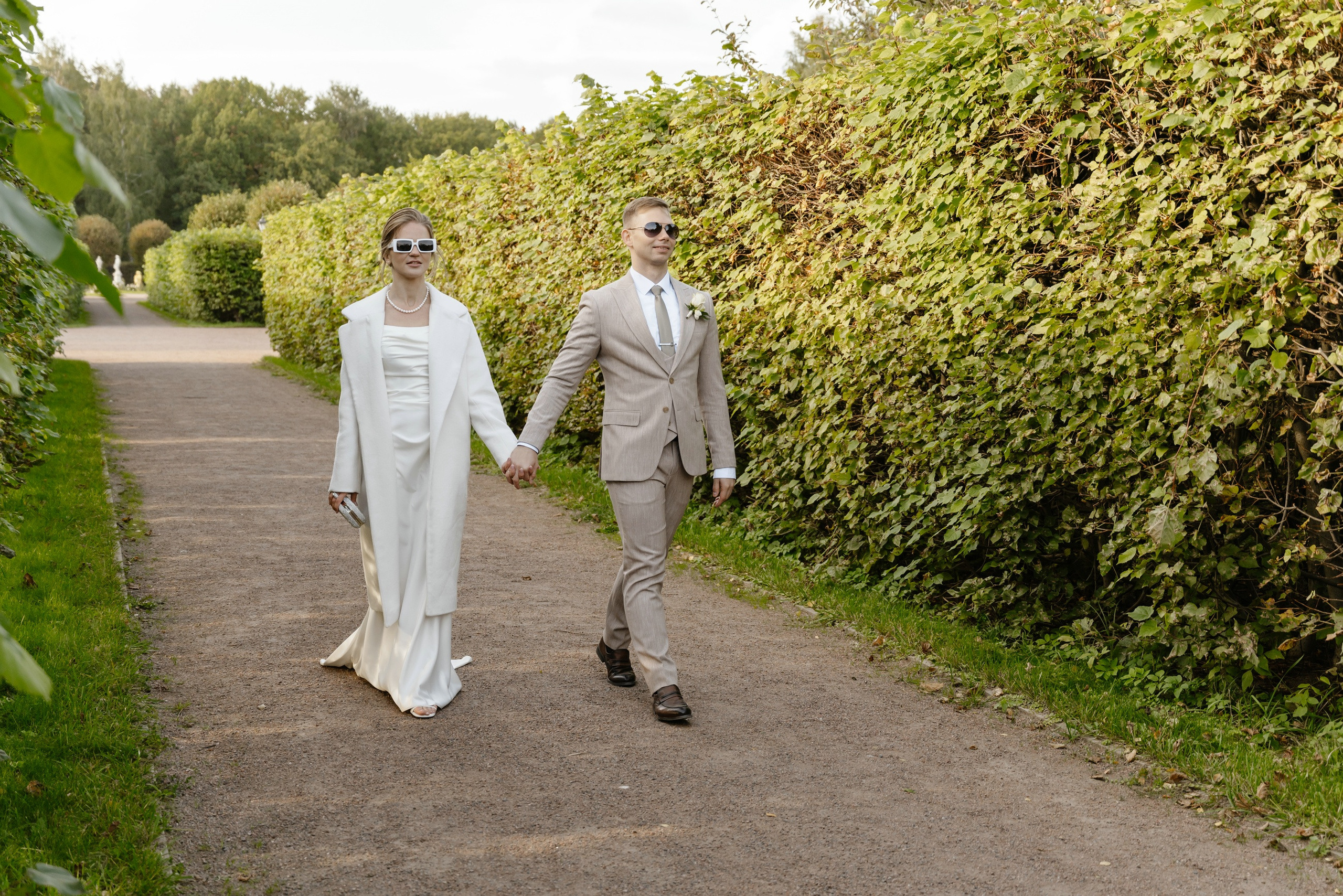 Выездная регистрация брака в парке Кусково. Свадебный и семейный фотограф в Москве Светлана Зоткина
