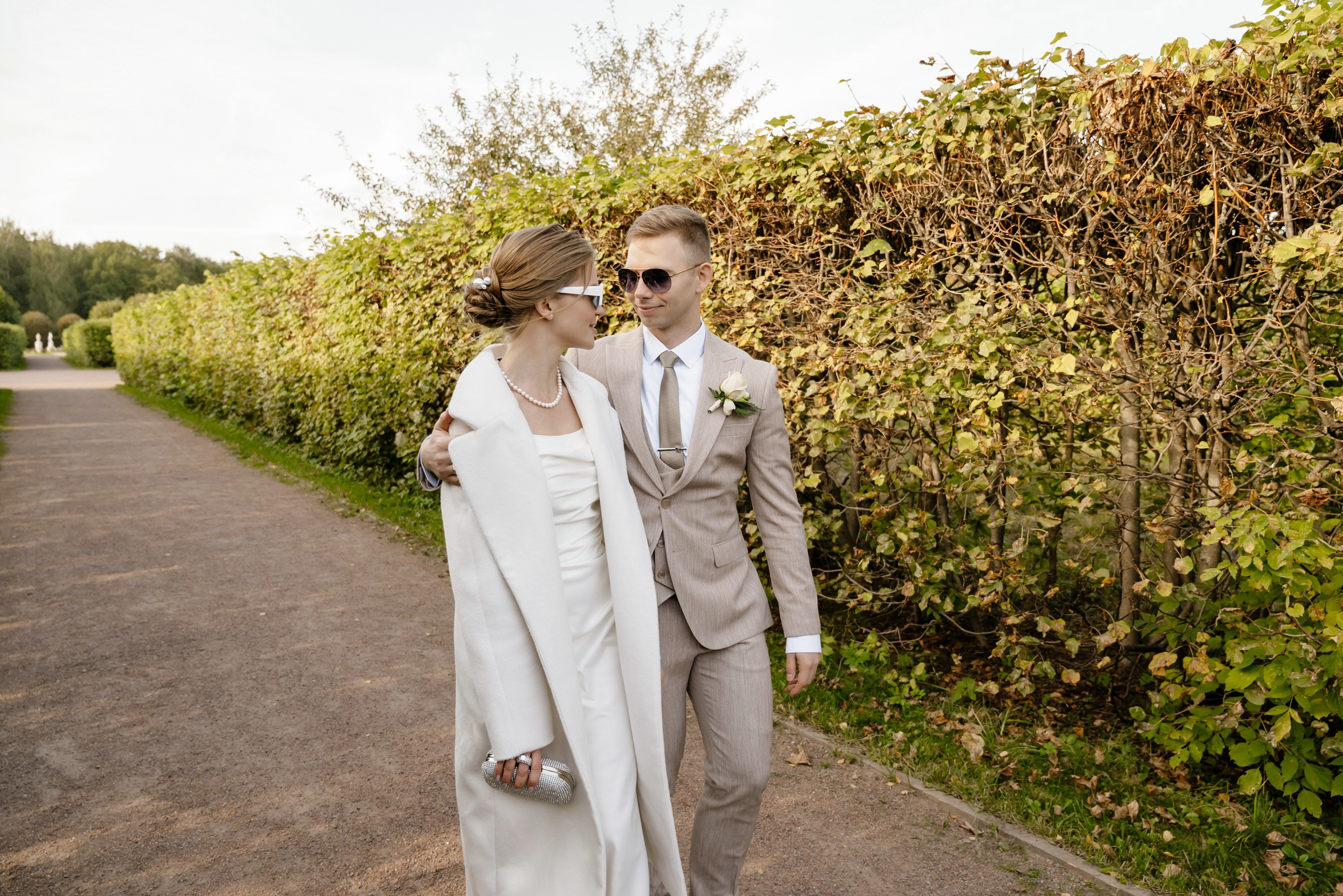 Выездная регистрация брака в парке Кусково. Свадебный и семейный фотограф в Москве Светлана Зоткина