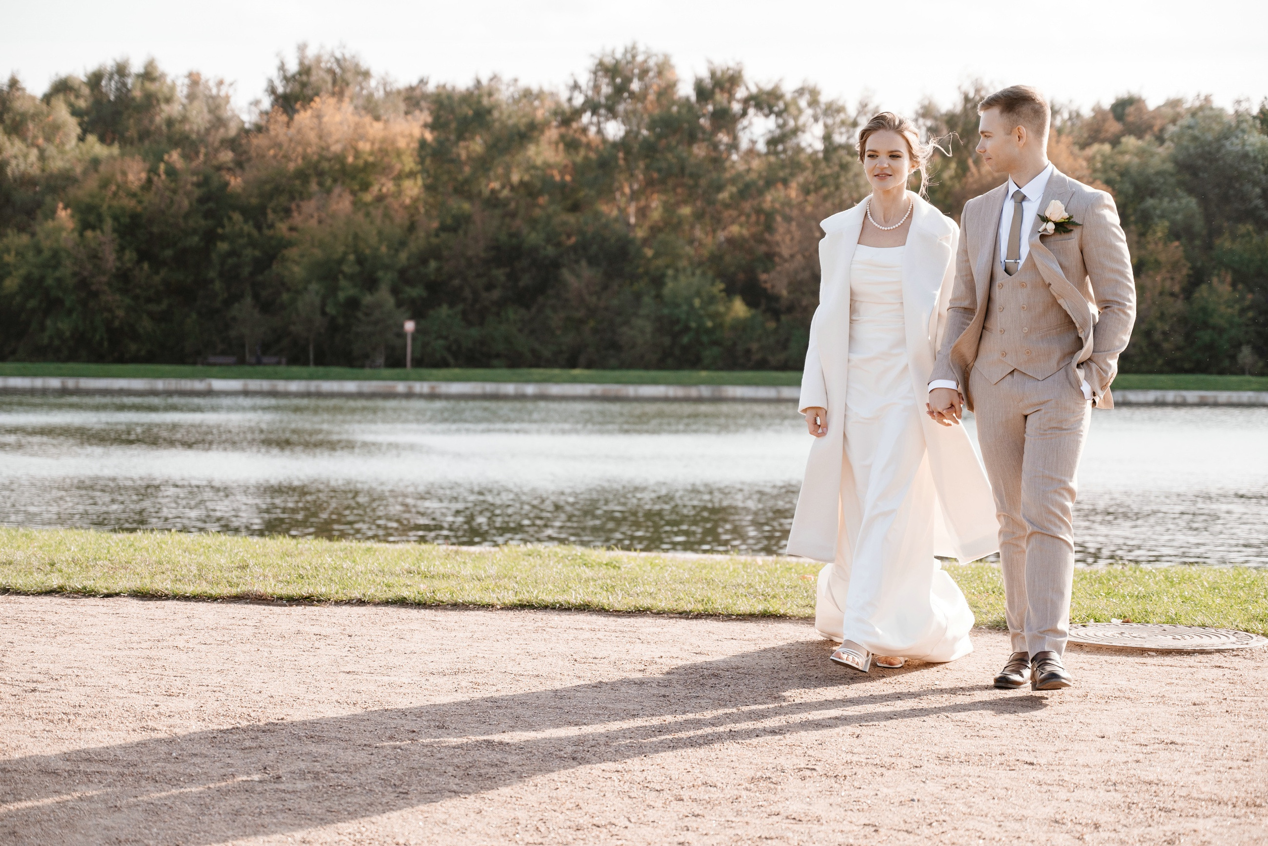 Выездная регистрация брака в парке Кусково. Свадебный и семейный фотограф в Москве Светлана Зоткина