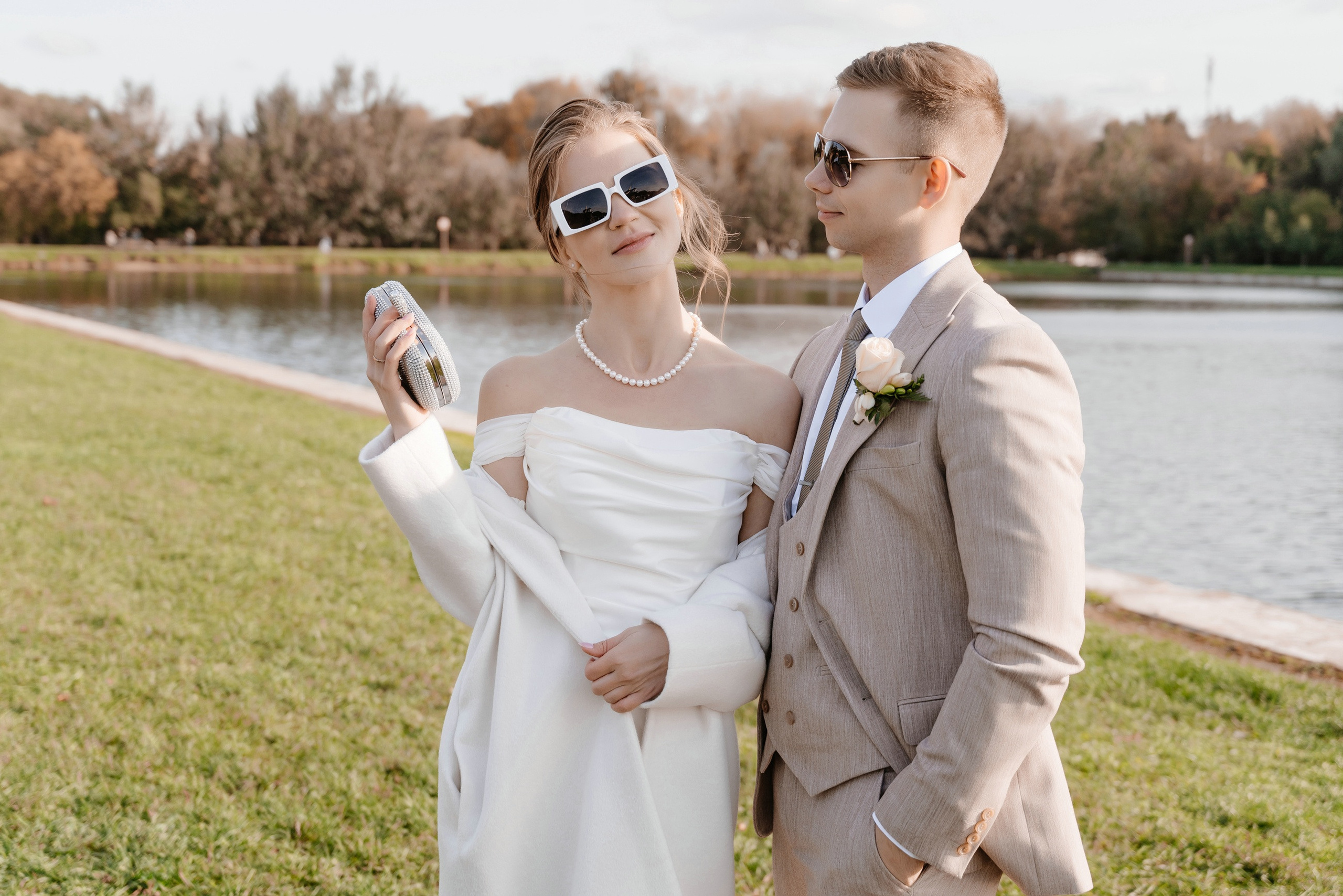 Выездная регистрация брака в парке Кусково. Свадебный и семейный фотограф в Москве Светлана Зоткина