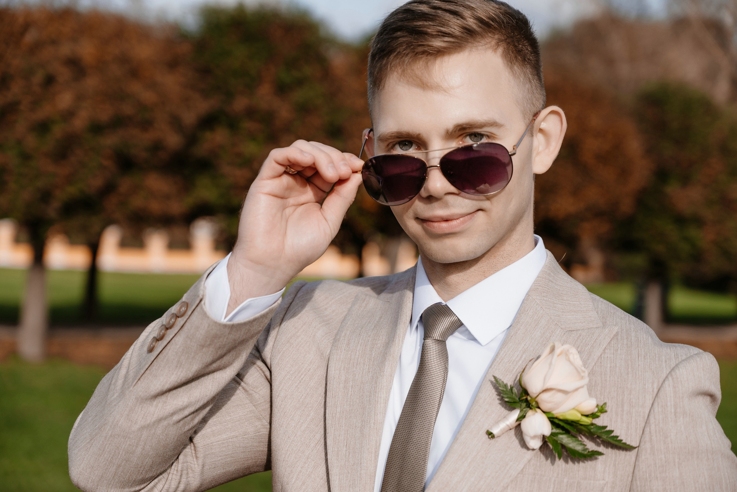 Выездная регистрация брака в парке Кусково. Свадебный и семейный фотограф в Москве Светлана Зоткина