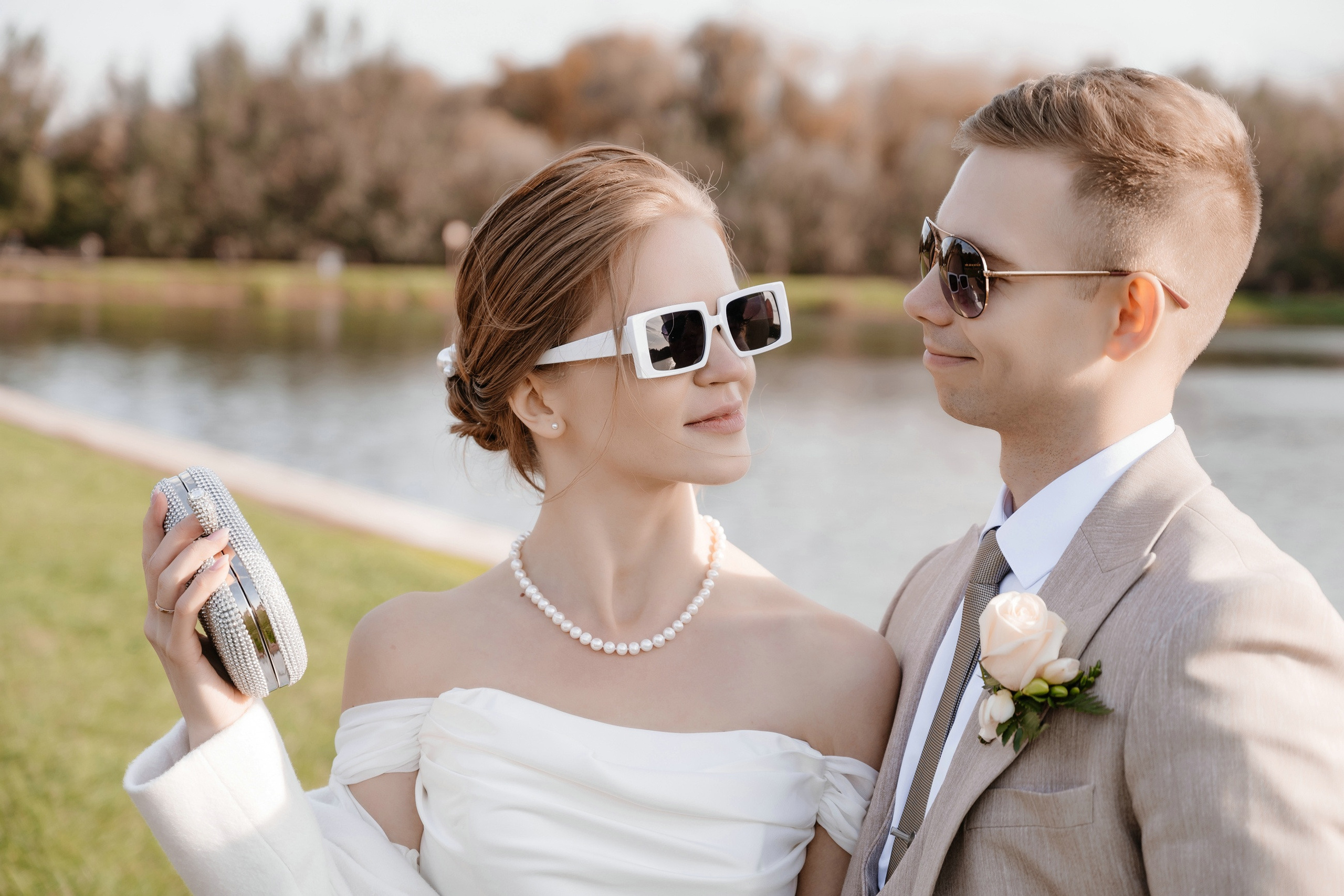 Выездная регистрация брака в парке Кусково. Свадебный и семейный фотограф в Москве Светлана Зоткина