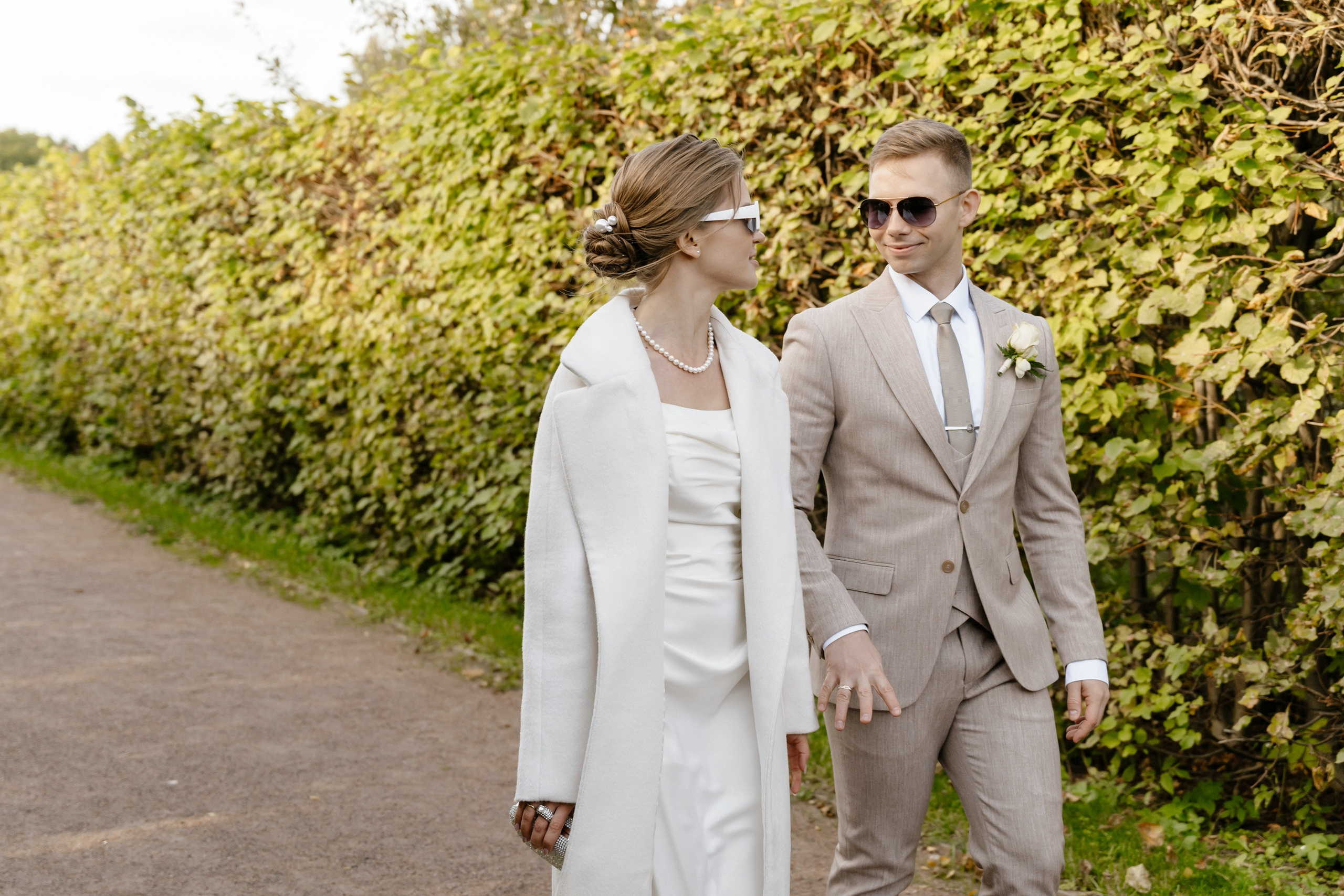 Выездная регистрация брака в парке Кусково. Свадебный и семейный фотограф в Москве Светлана Зоткина