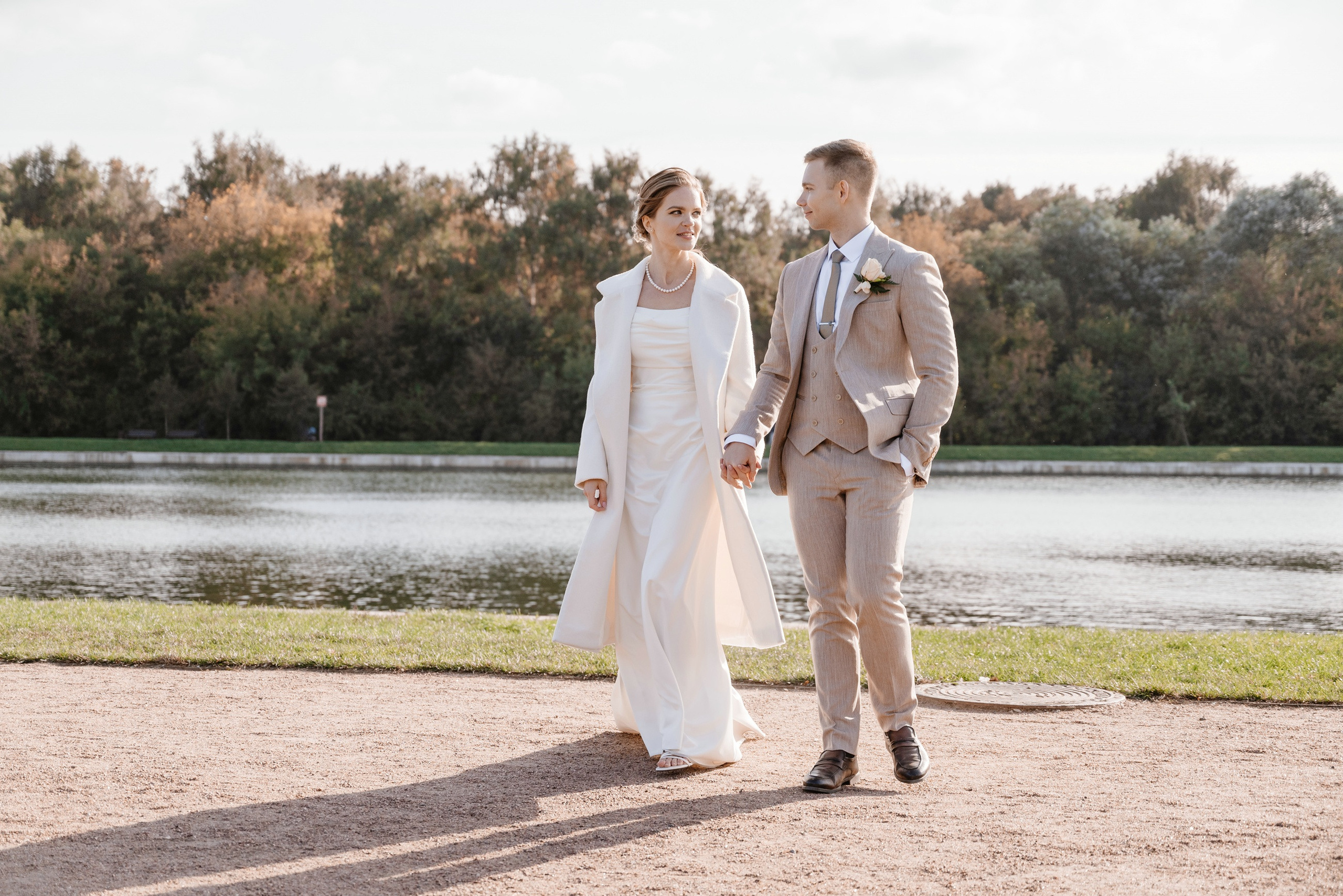 Выездная регистрация брака в парке Кусково. Свадебный и семейный фотограф в Москве Светлана Зоткина