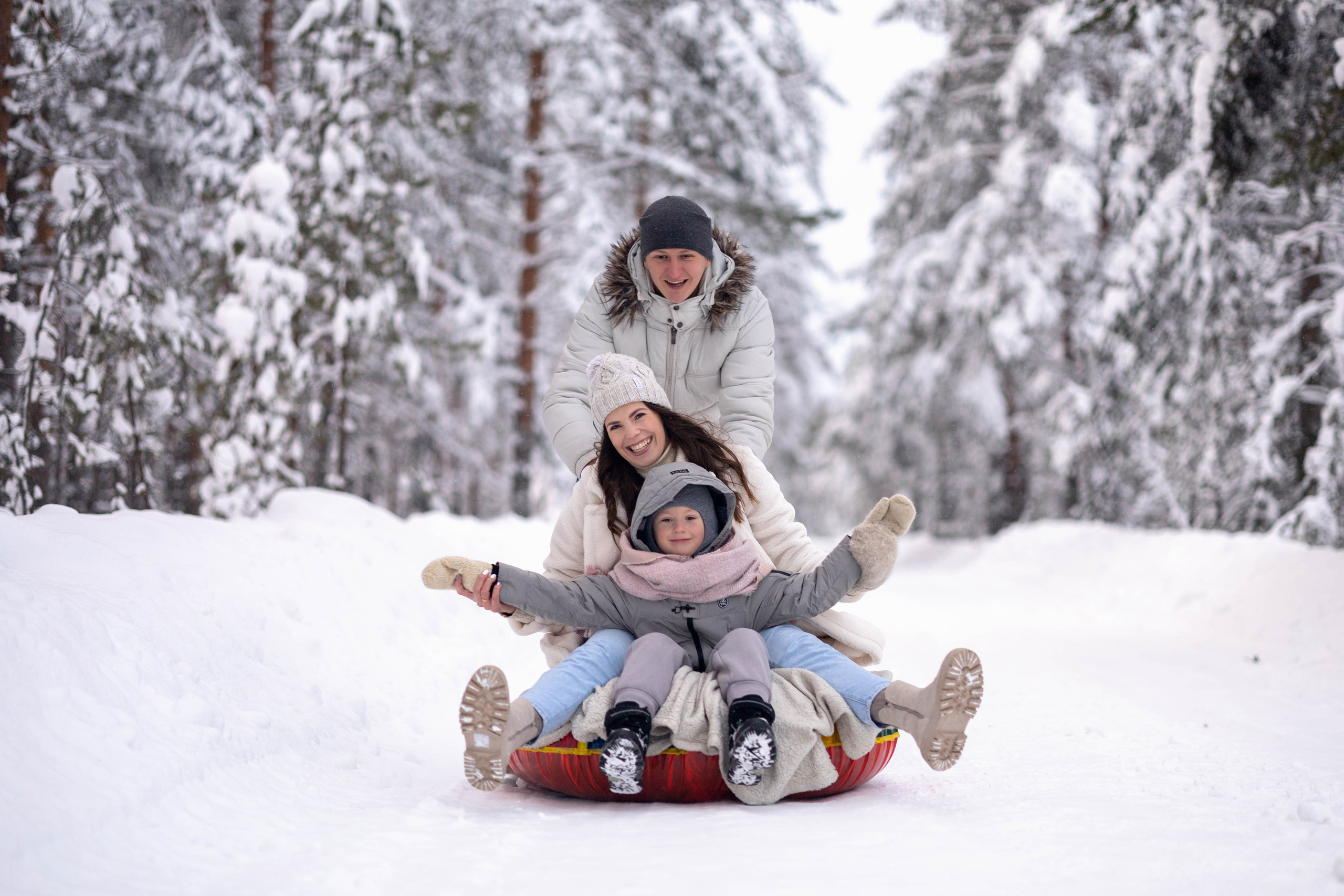 Зимняя фотосессия. Женский и семейный фотограф в Москве Ирина Вертебная