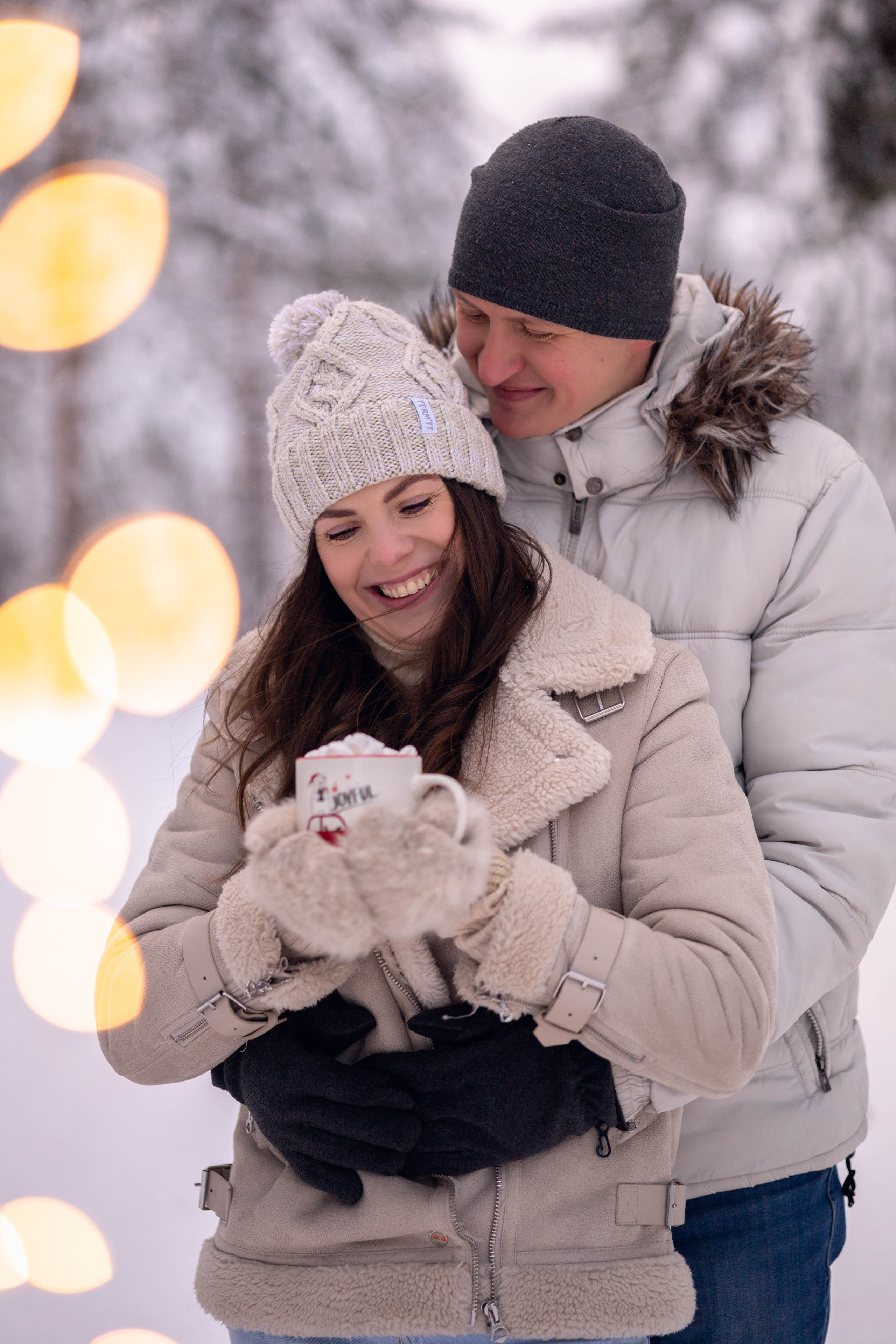 Зимняя фотосессия. Женский и семейный фотограф в Москве Ирина Вертебная