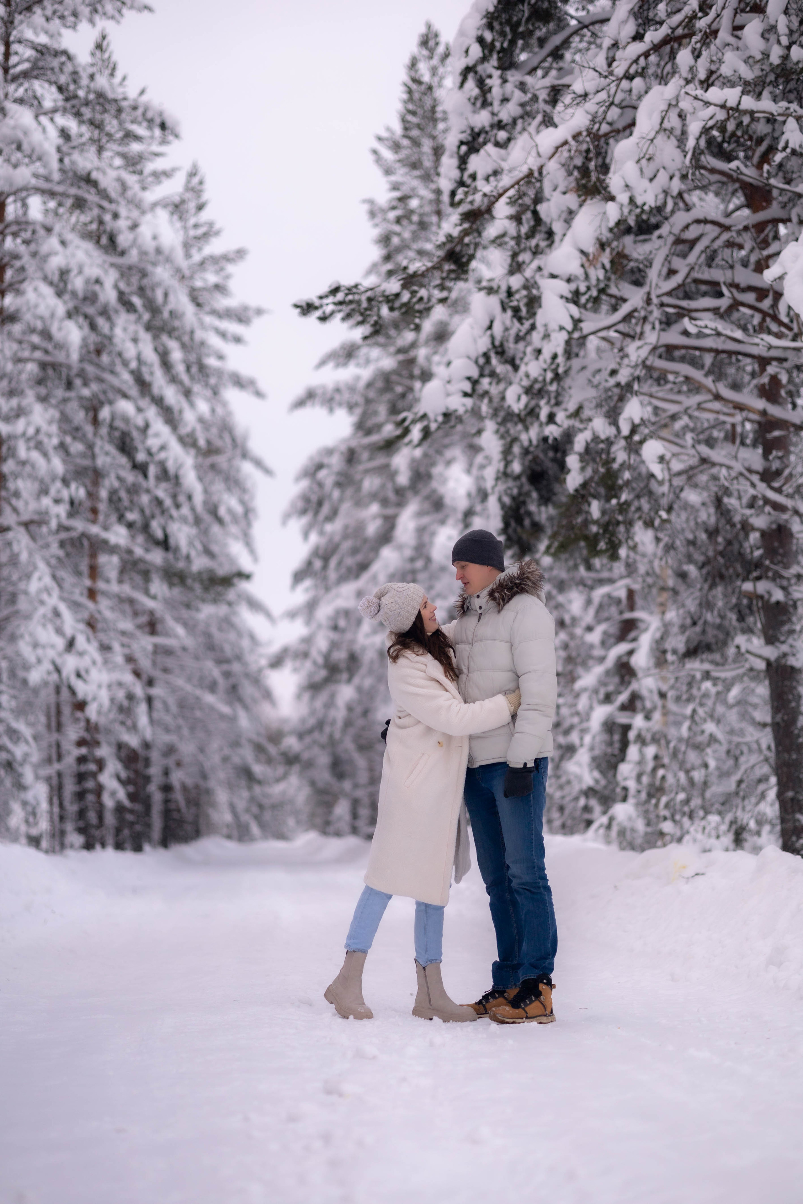 Зимняя фотосессия. Женский и семейный фотограф в Москве Ирина Вертебная
