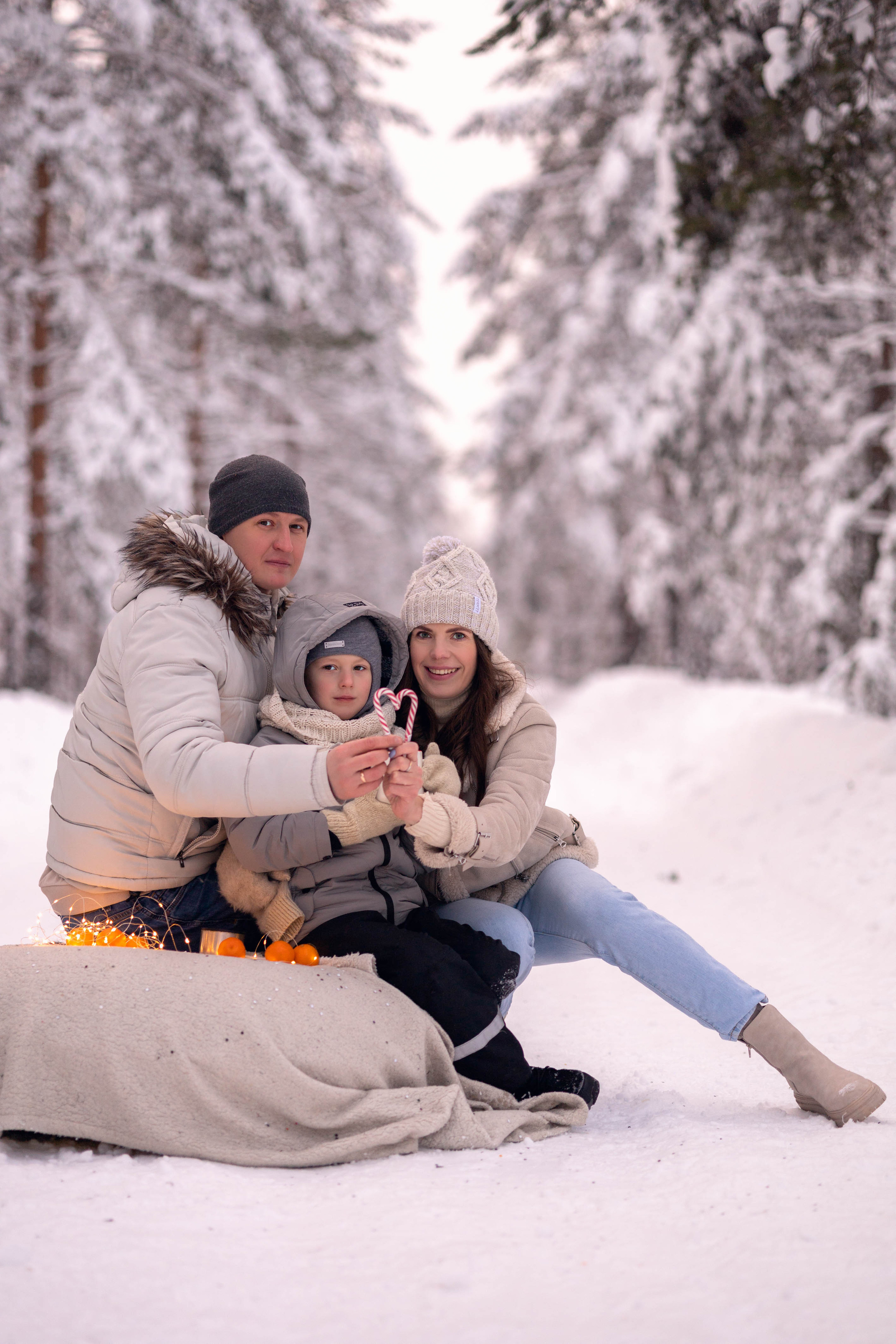 Зимняя фотосессия. Женский и семейный фотограф в Москве Ирина Вертебная