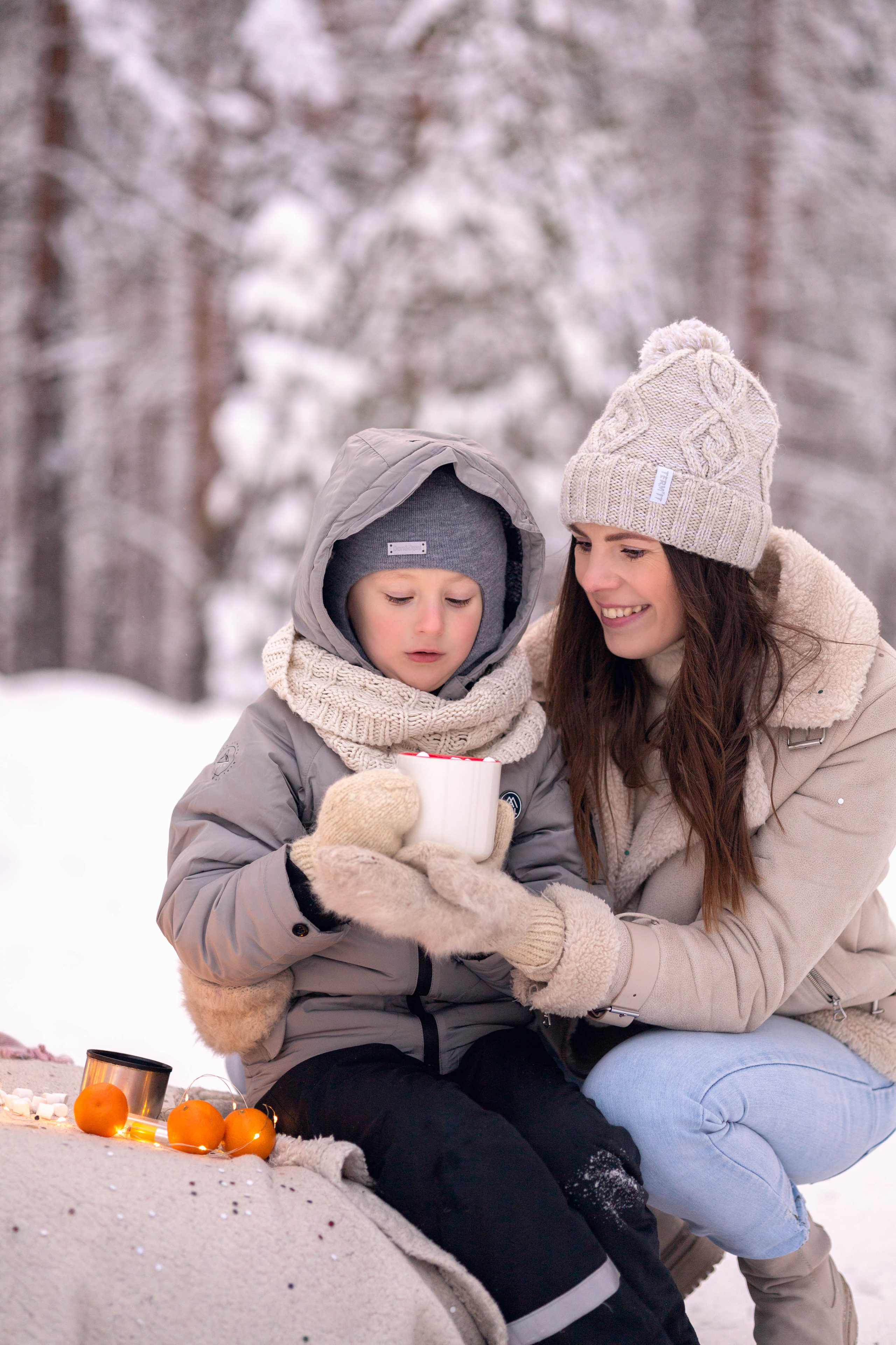 Зимняя фотосессия. Женский и семейный фотограф в Москве Ирина Вертебная