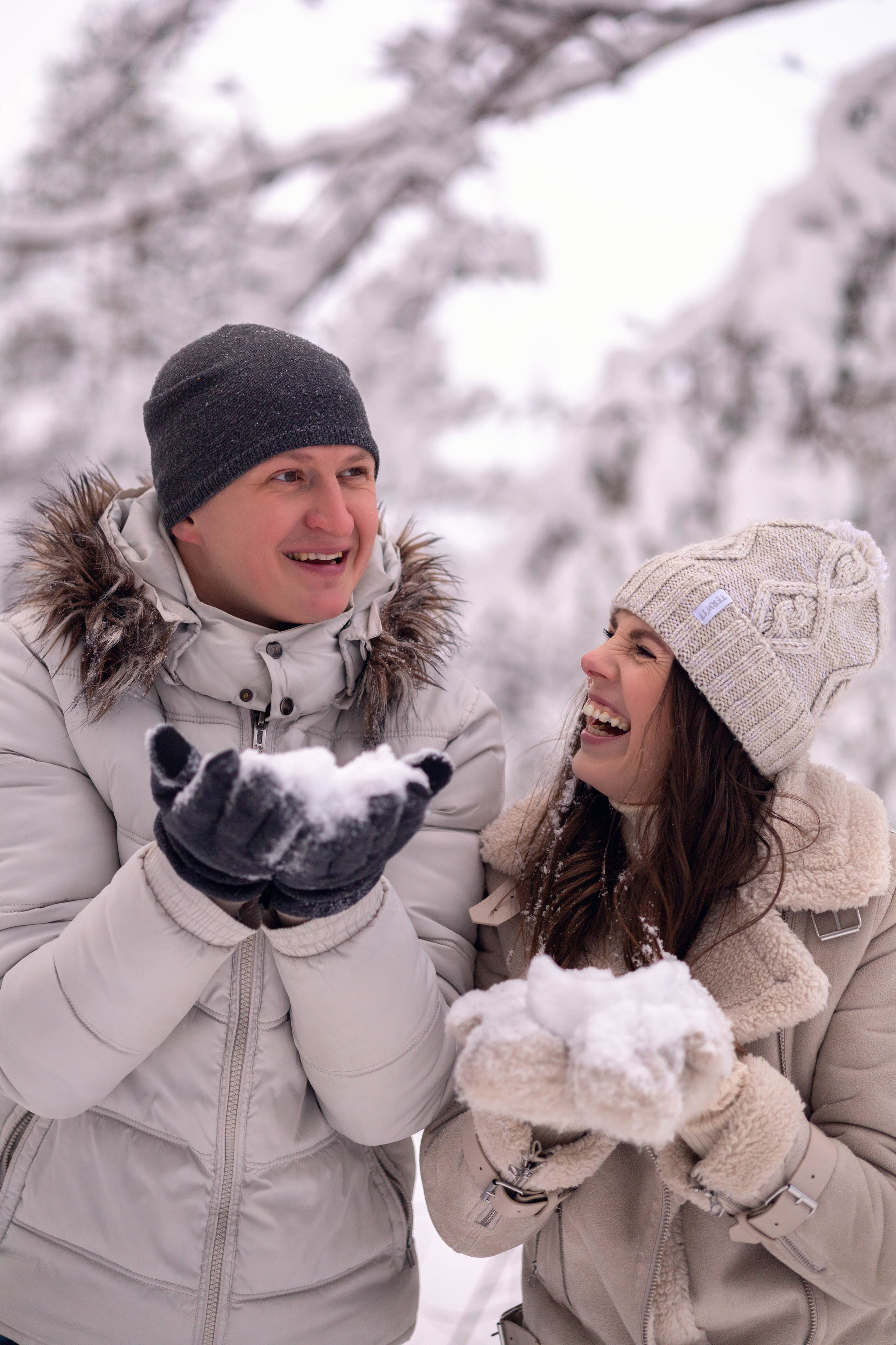 Зимняя фотосессия. Женский и семейный фотограф в Москве Ирина Вертебная