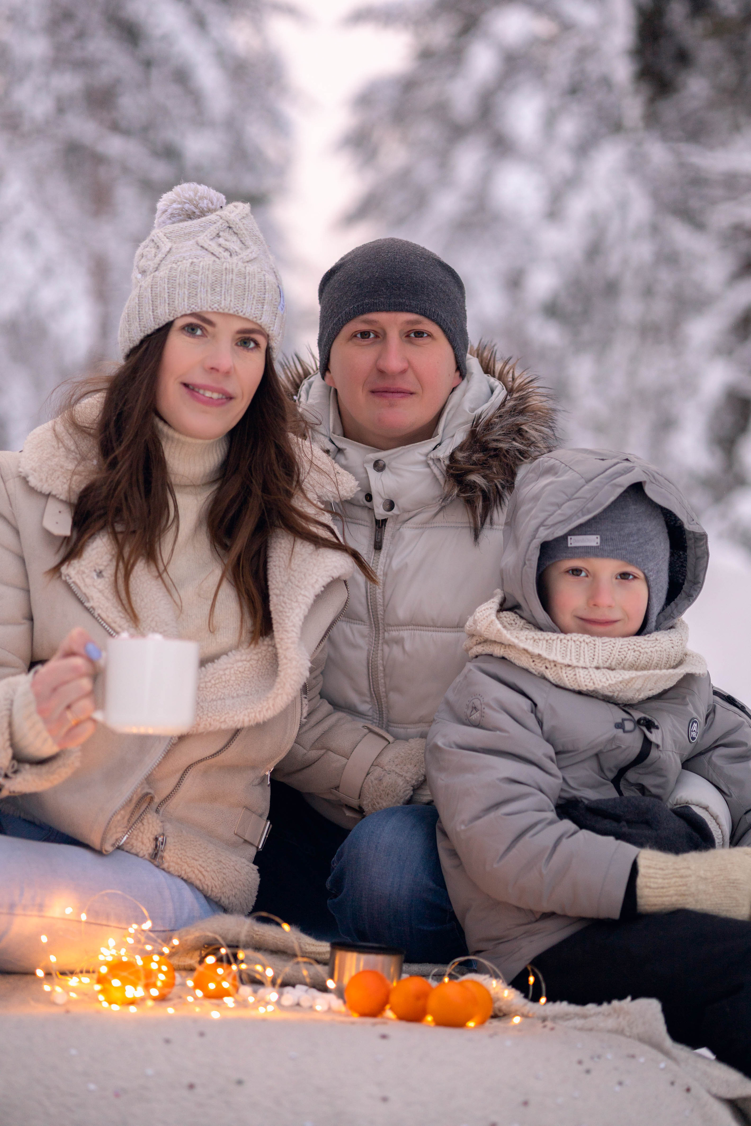 Зимняя фотосессия. Женский и семейный фотограф в Москве Ирина Вертебная
