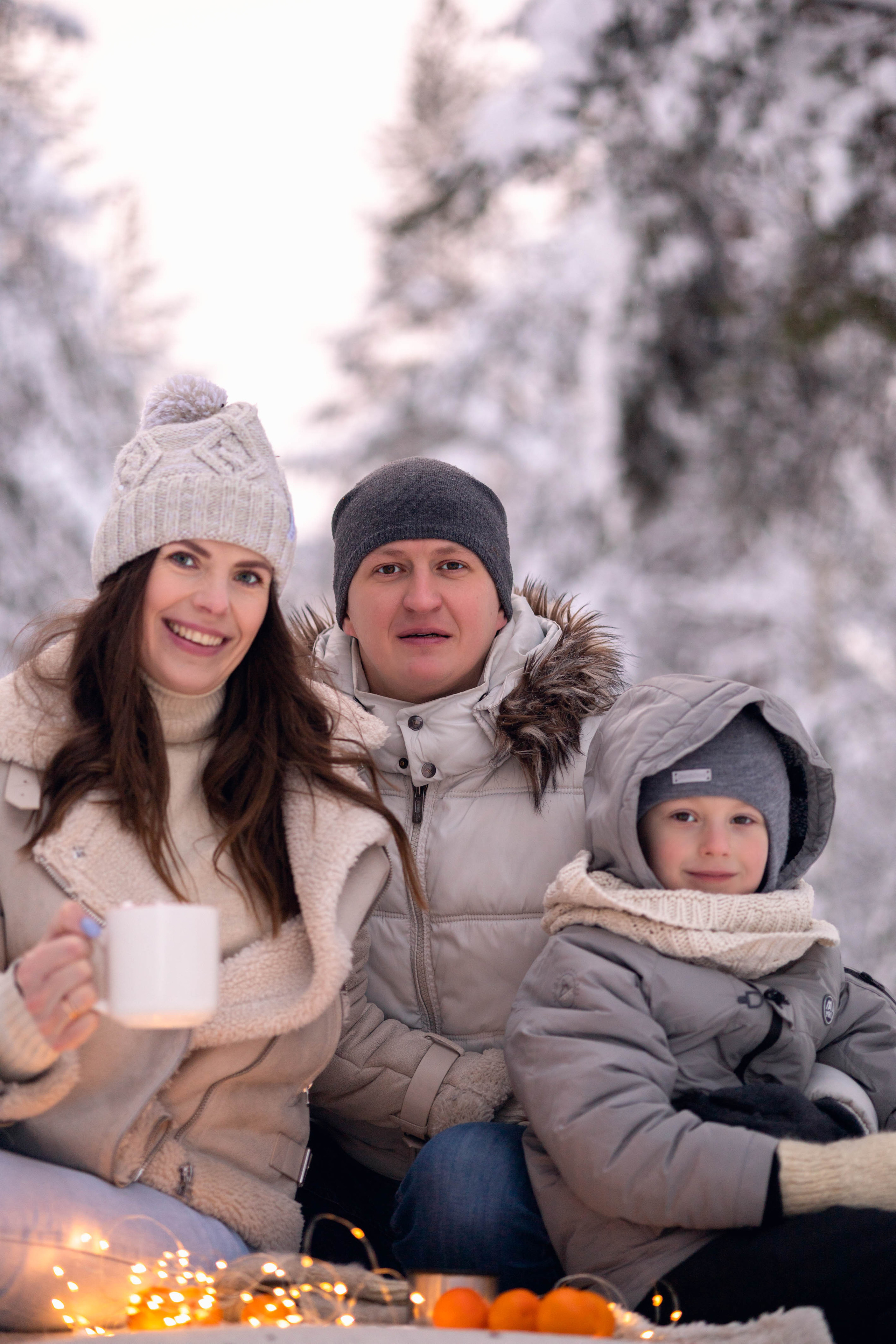 Зимняя фотосессия. Женский и семейный фотограф в Москве Ирина Вертебная