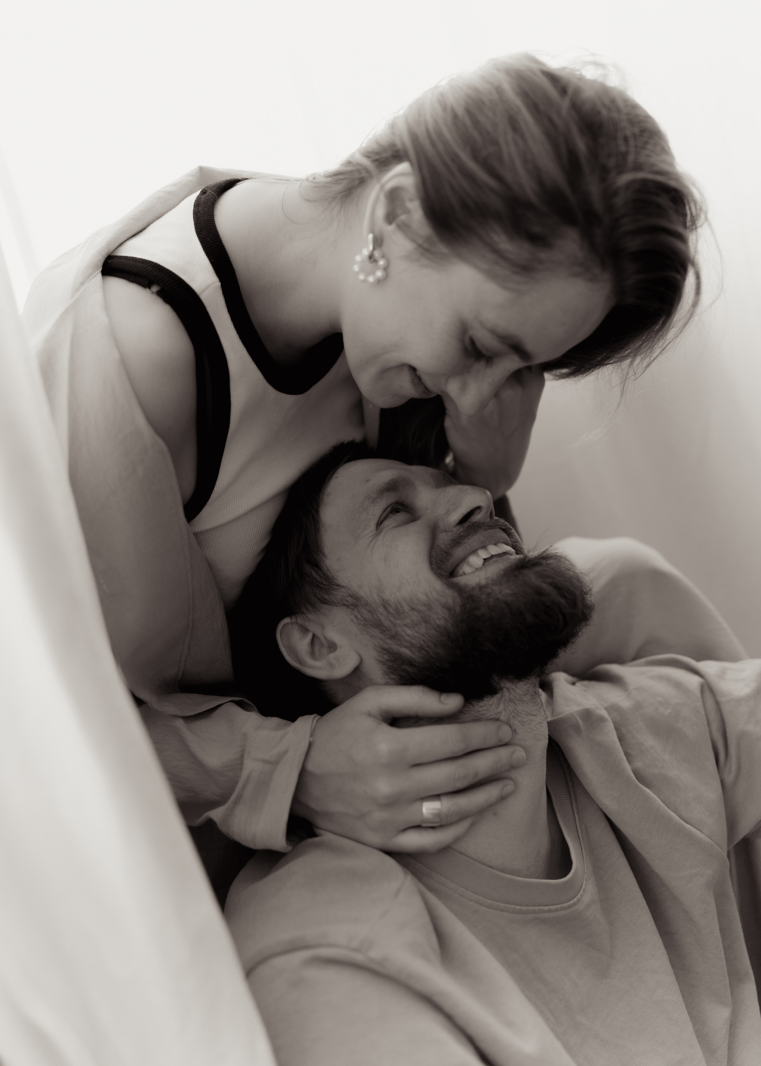 Катя и Андрей | домашняя. Фотограф в Новосибирске Диана Ильиных