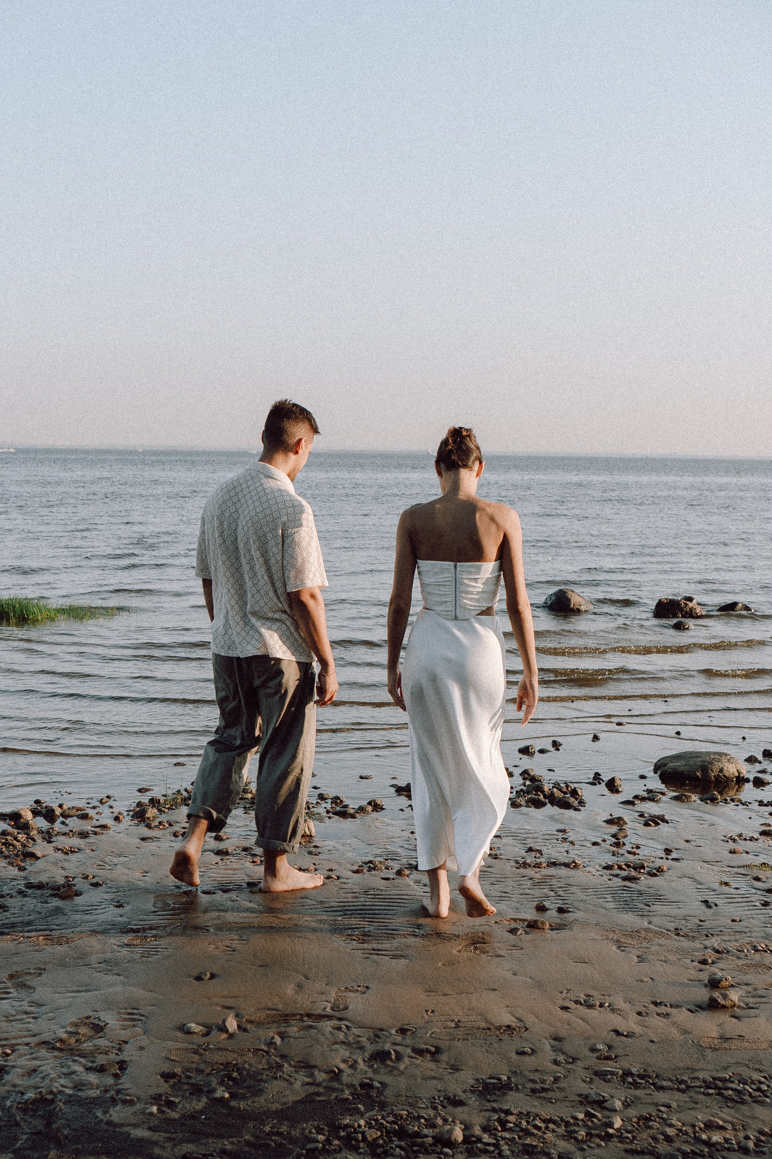 СВАДЕБНАЯ ФОТОСЕССИЯ ВЫЕЗДНОЙ ЦЕРЕМОНИИ (ФИНСКИЙ ЗАЛИВ). Профессиональный фотограф, Санкт-Петербург — Виктория Богомолова