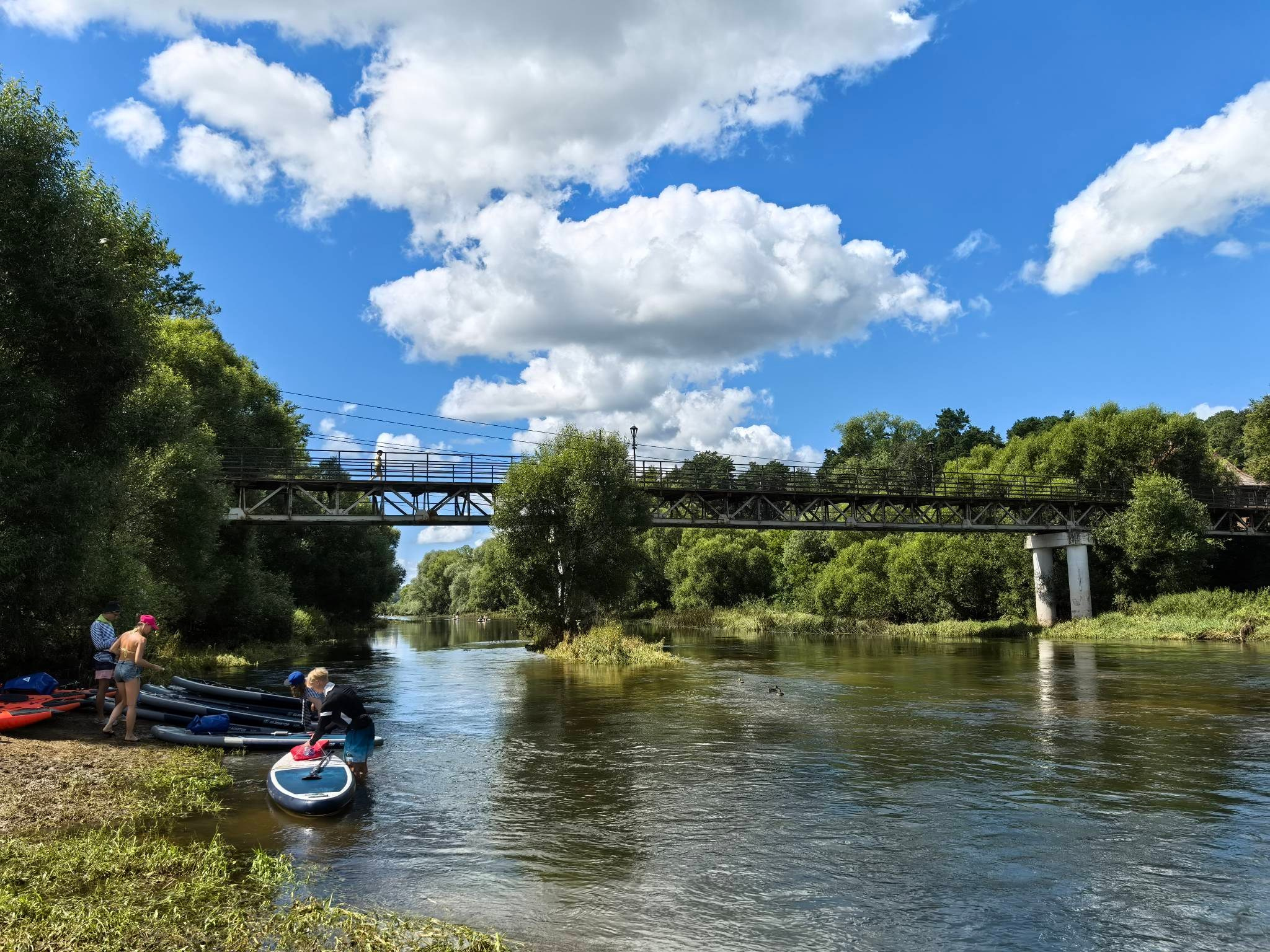 Река Протва в Боровске