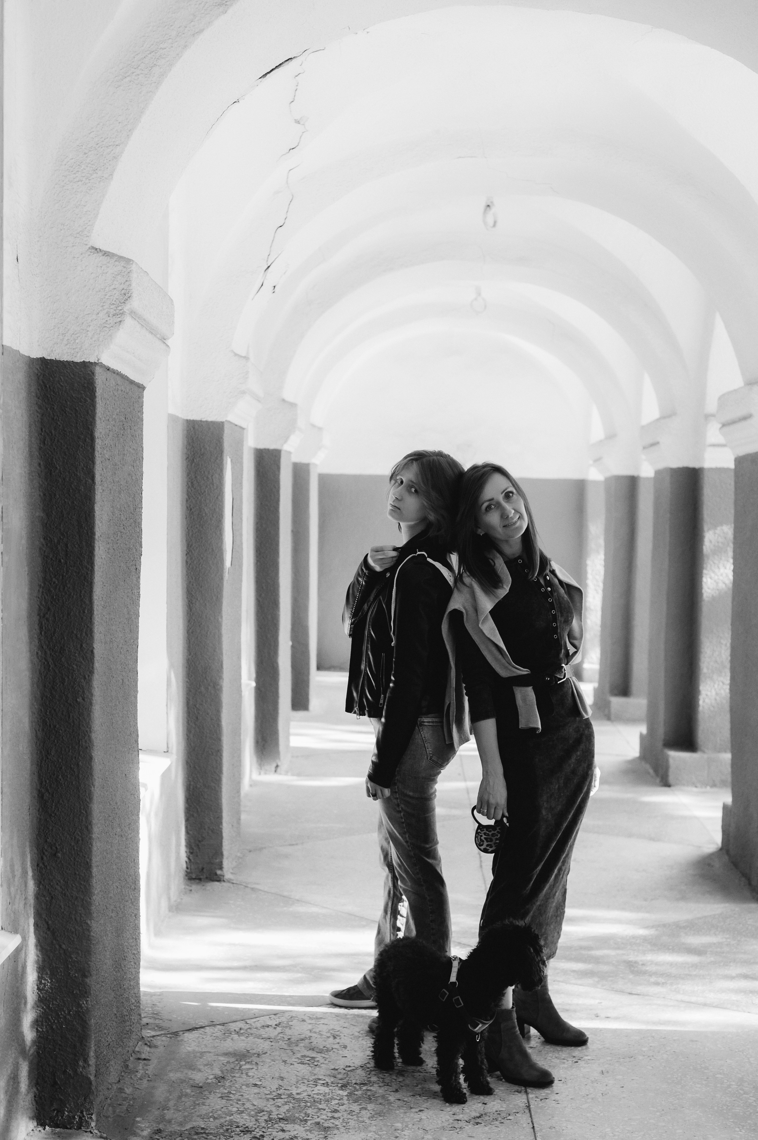 Осенние приключения Чарлика и его хозяек. Фотограф Мария Стрелкова