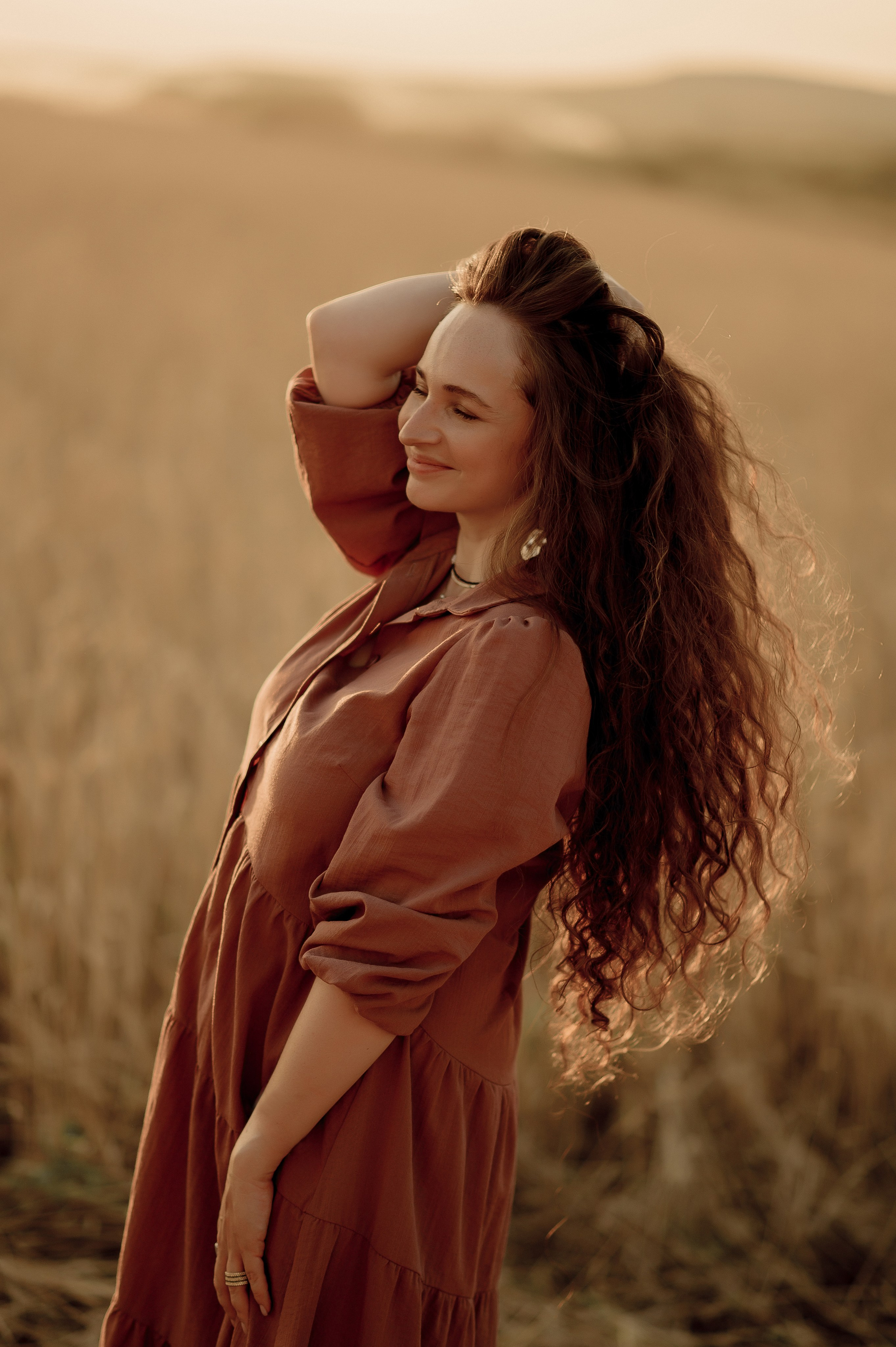 В пшенице. Фотограф Мария Стрелкова