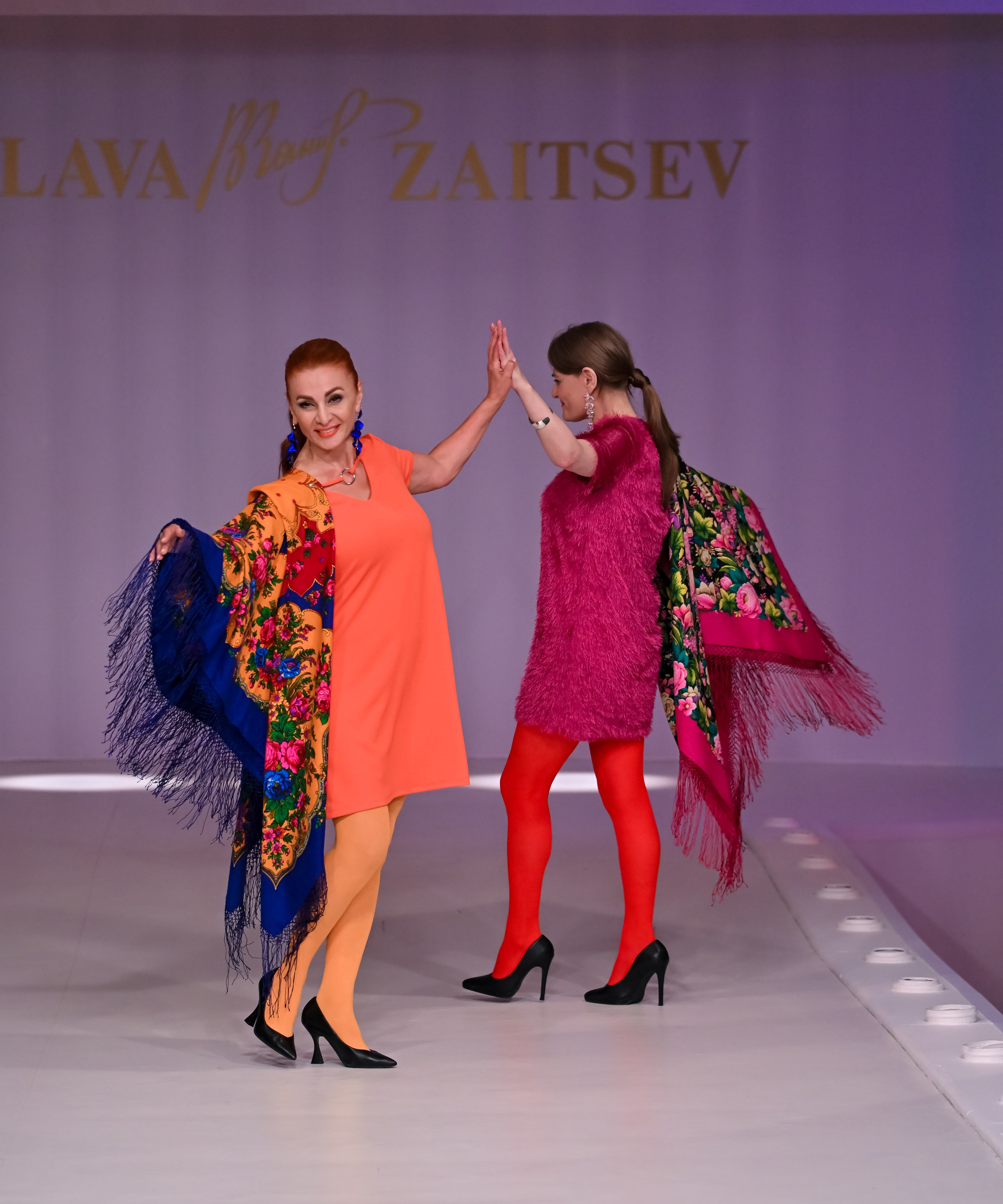 Показ в доме моды В.Зайцева. Коллекционер и искусствовед Олеся Ястребова