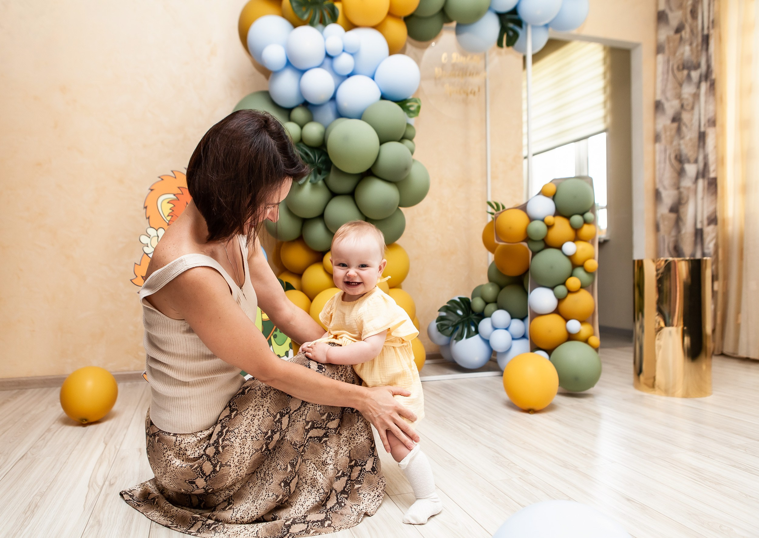 Портрет мамы и дочки