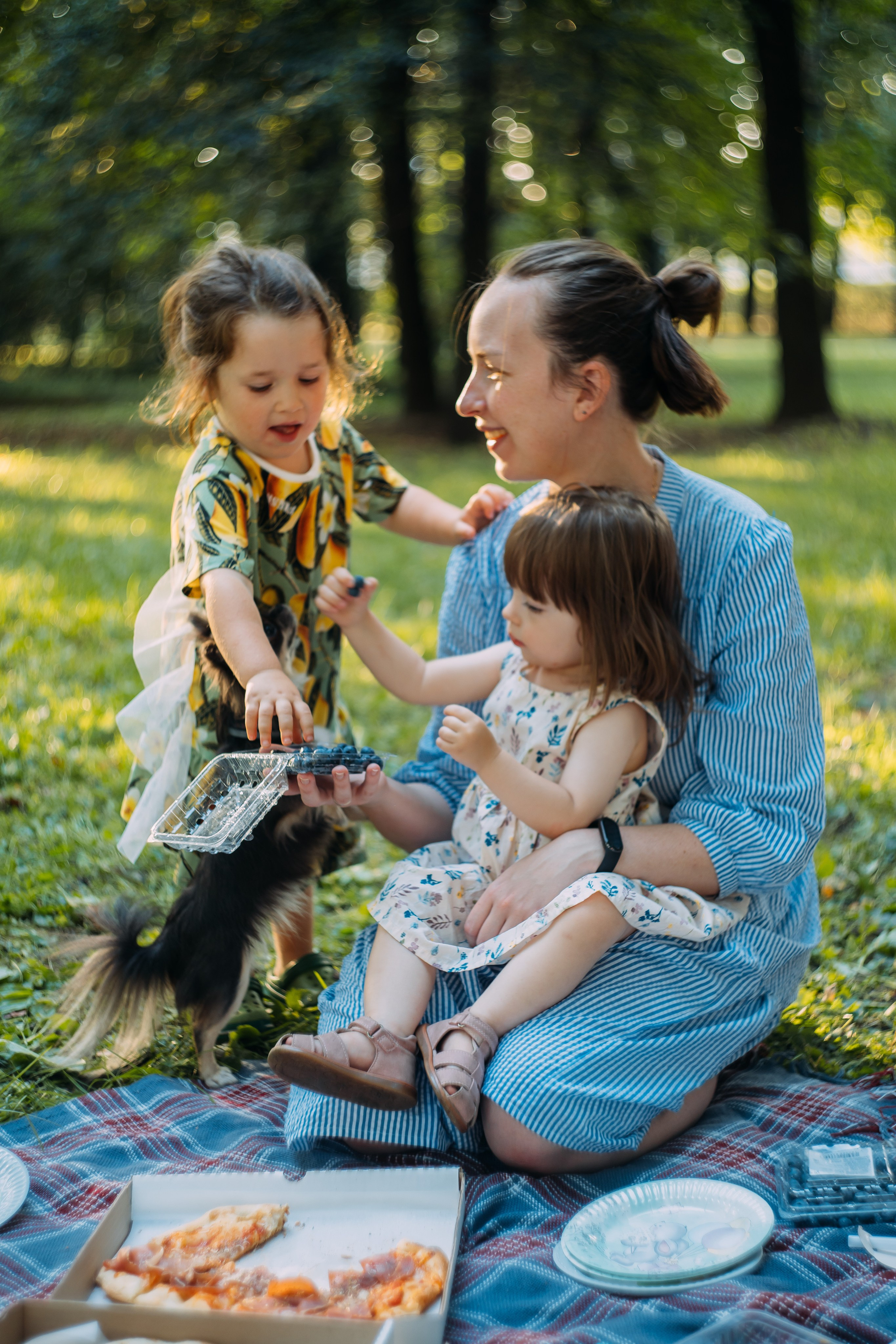 День рождения: пикник в парке. Семейный и детский фотограф в Москве