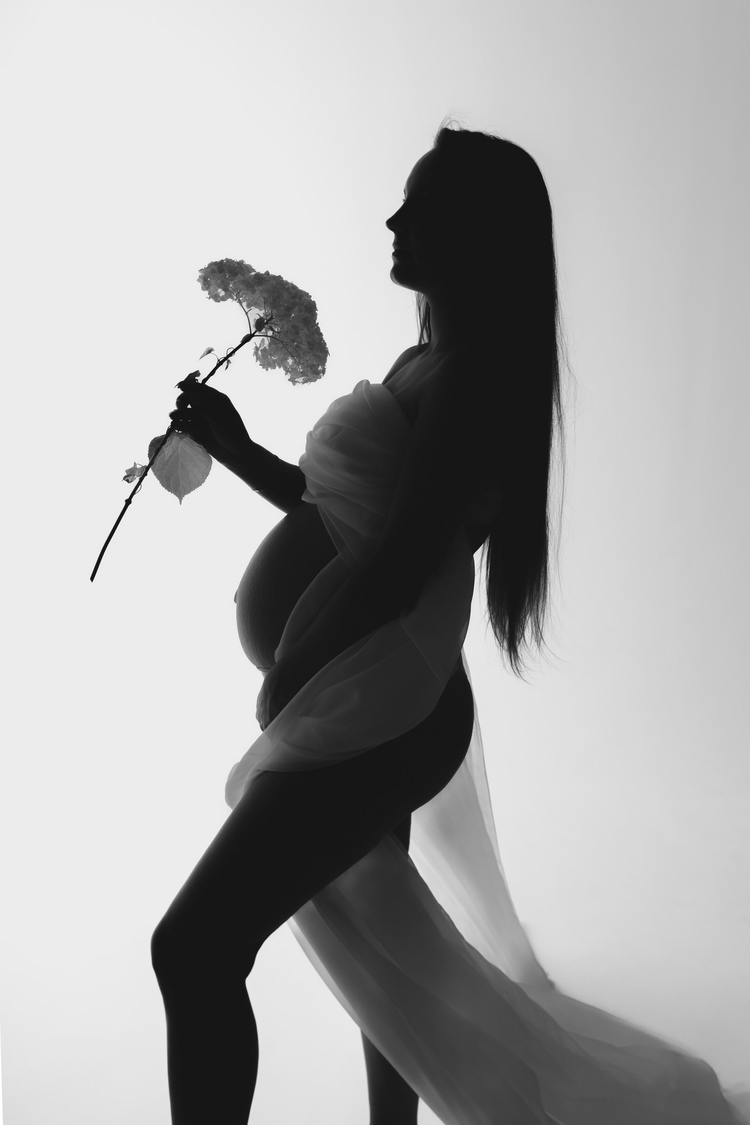 Струящийся фатин. Колесникова Татьяна. Фотограф новорожденных Щёлково, Москва, Королев