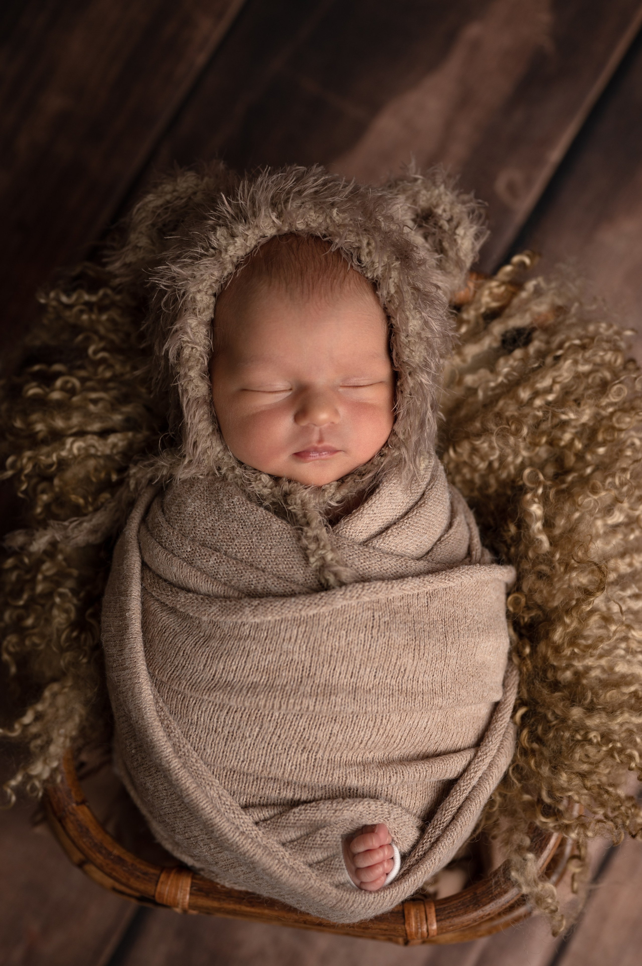 Классический ньюборн. Фотограф новорождённых Ольга Ушакова Москва