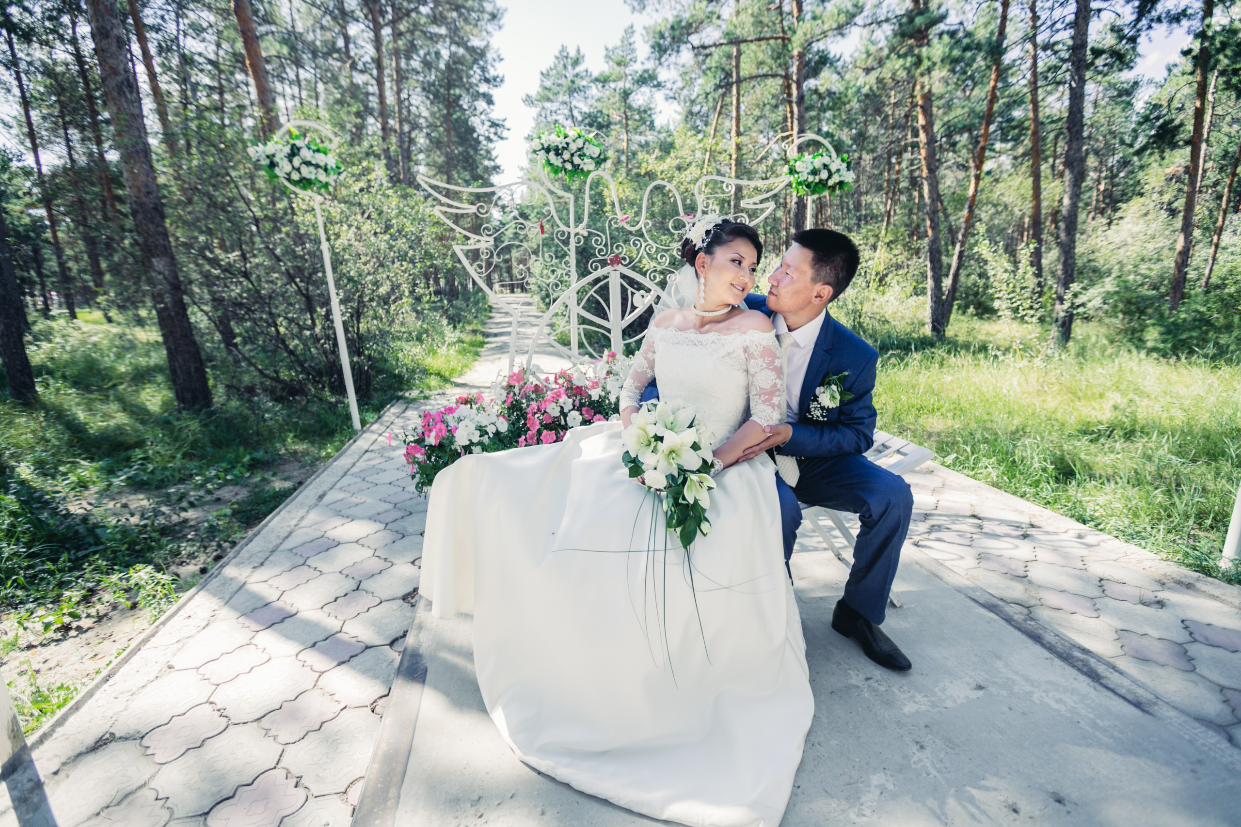 Летнее свадебное фото. Фотограф Надежда Куин, Якутск