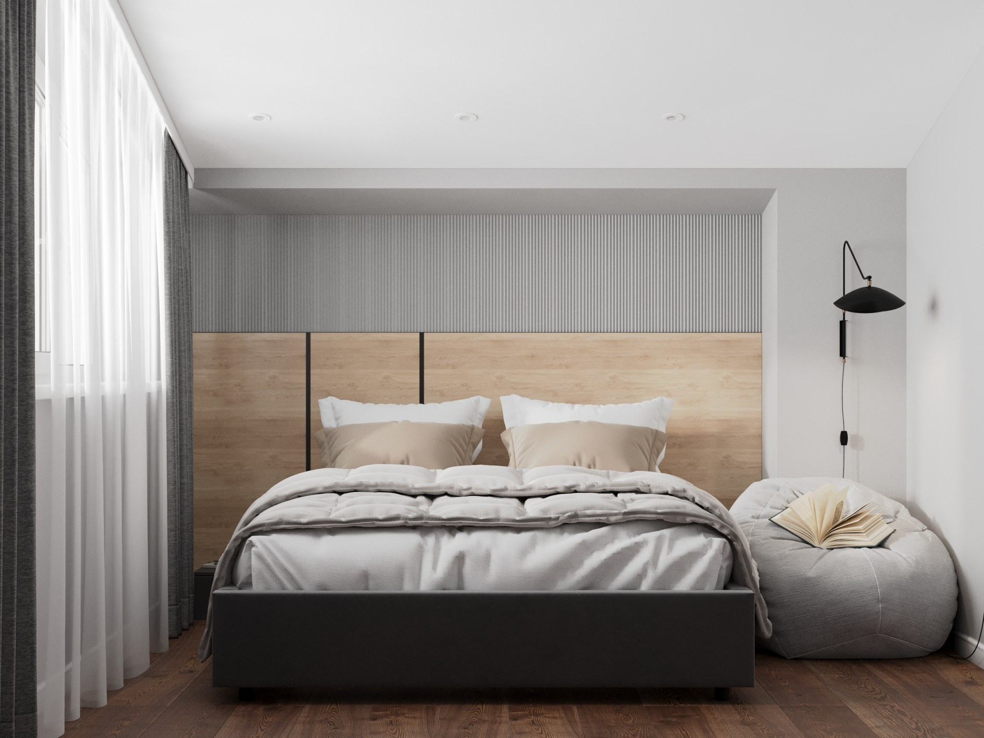 Проект квартиры в Хрустальном парке. 3D-дизайнер Кристина Пуляевская