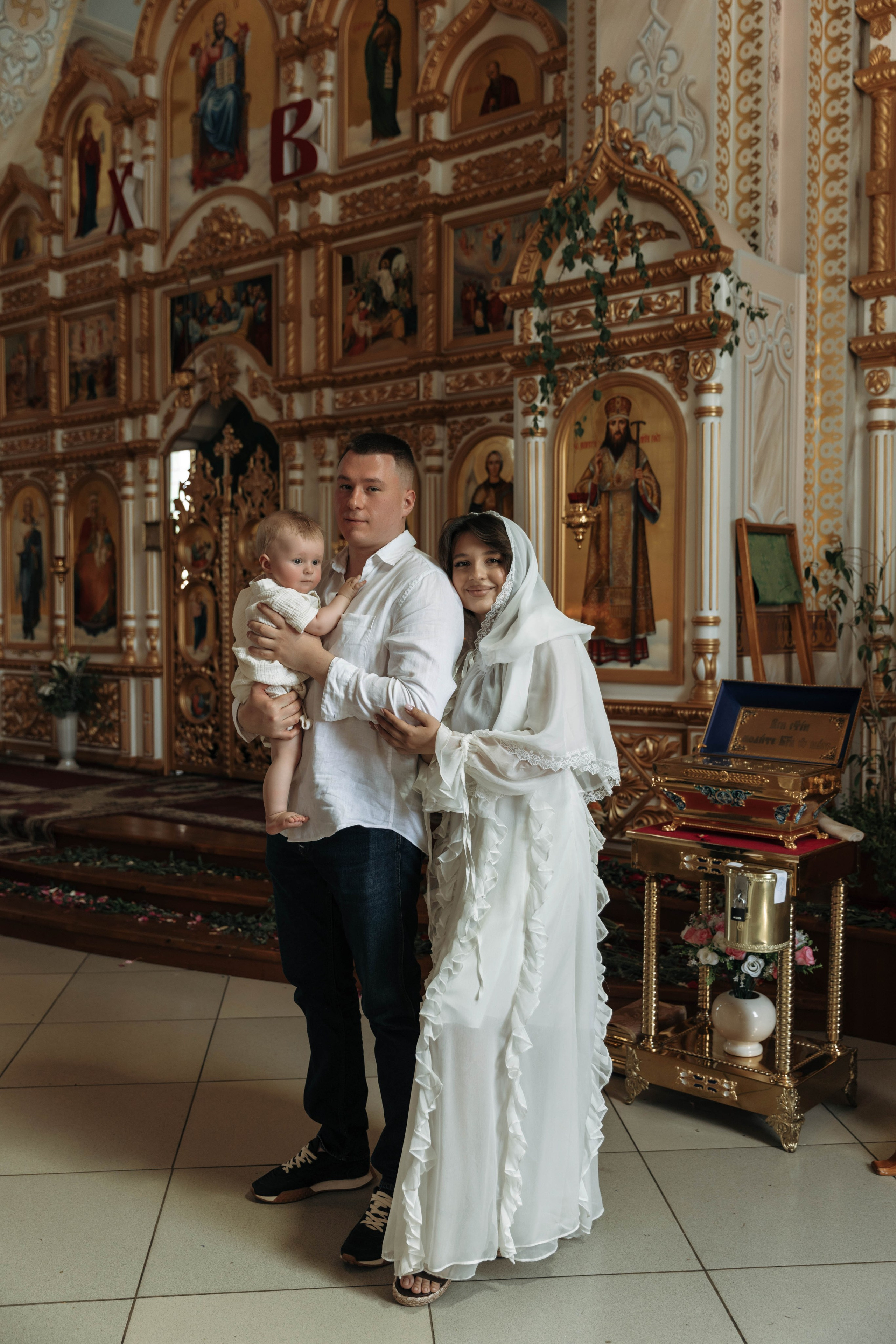 Таинство Крещения Льва. Фотограф Сальск Катерина