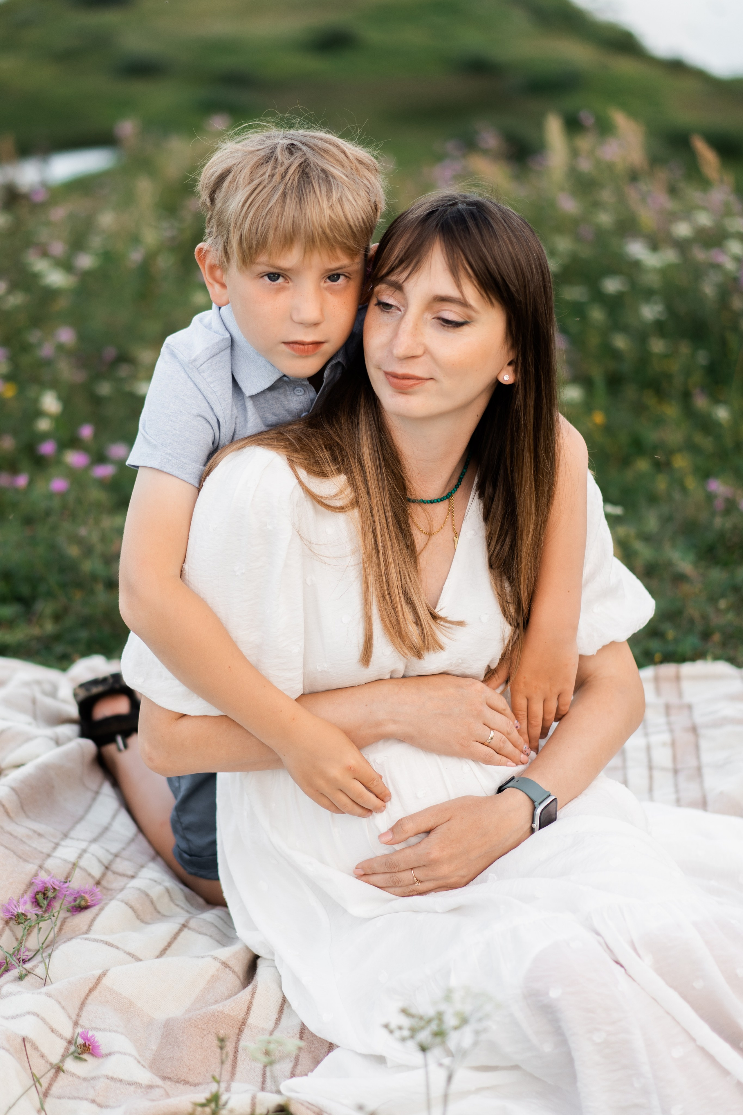Ирина с семьей. Семейный и детский фотограф в Санкт-Петербурге Дарина Герчиу