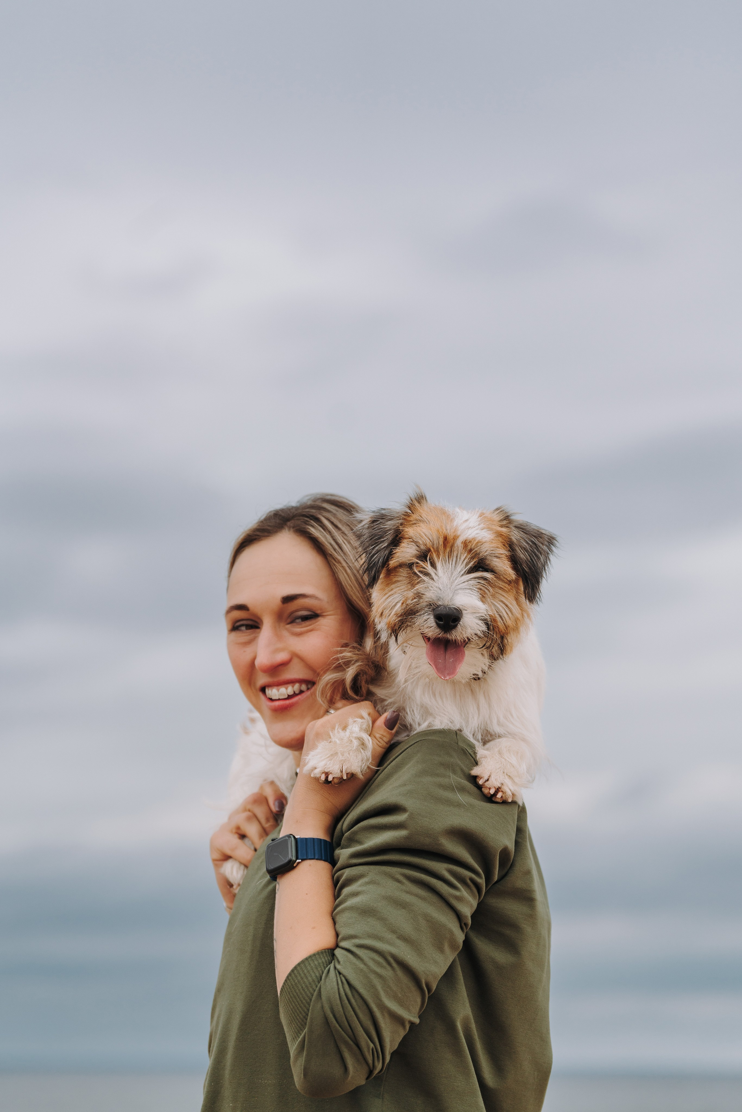 Оля, Ларс и Лукас. Фотограф анималист в Спб недорого Олеся Майорова