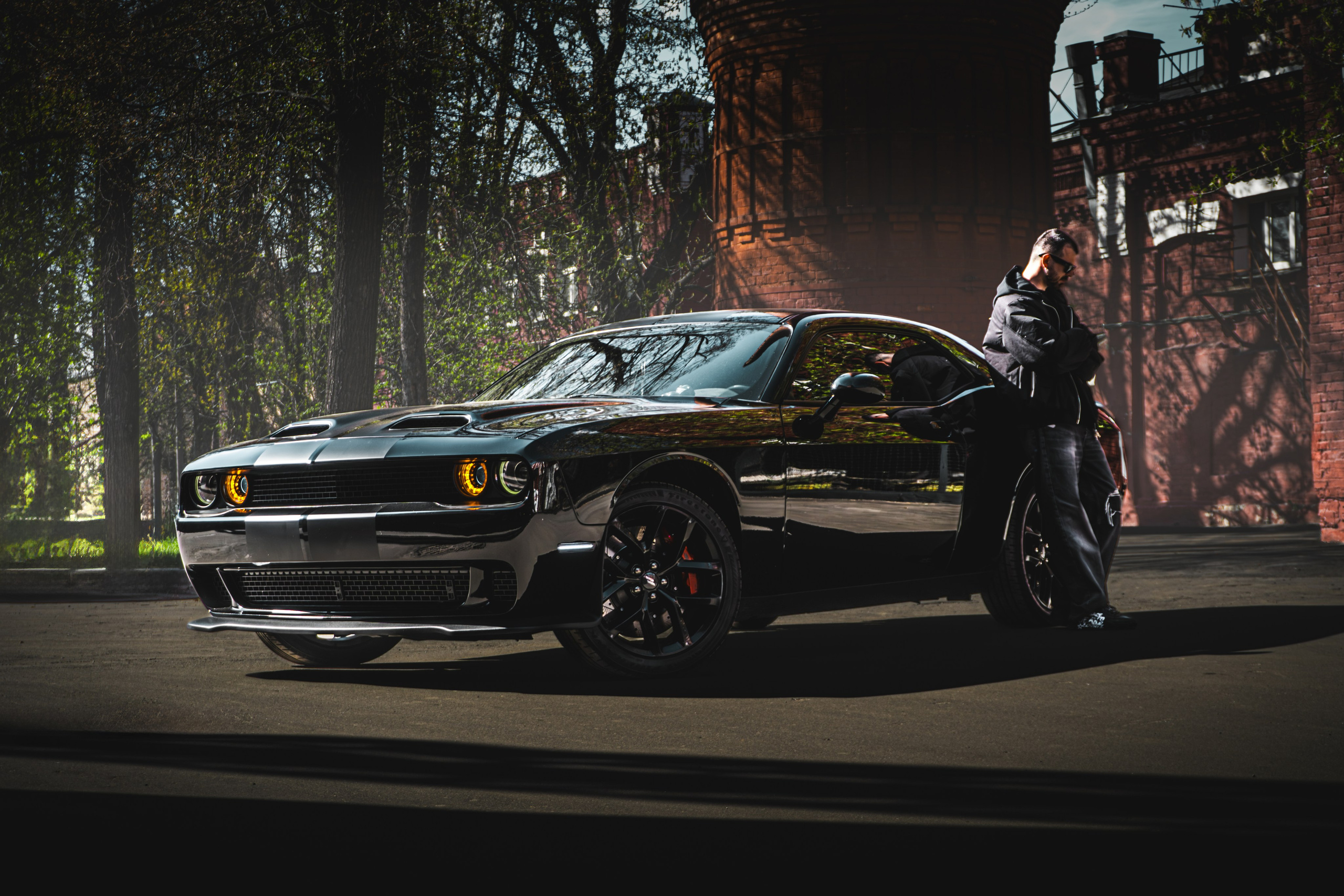 CHALLANGER & CORVETTE. Автомобильный фотограф в Москве