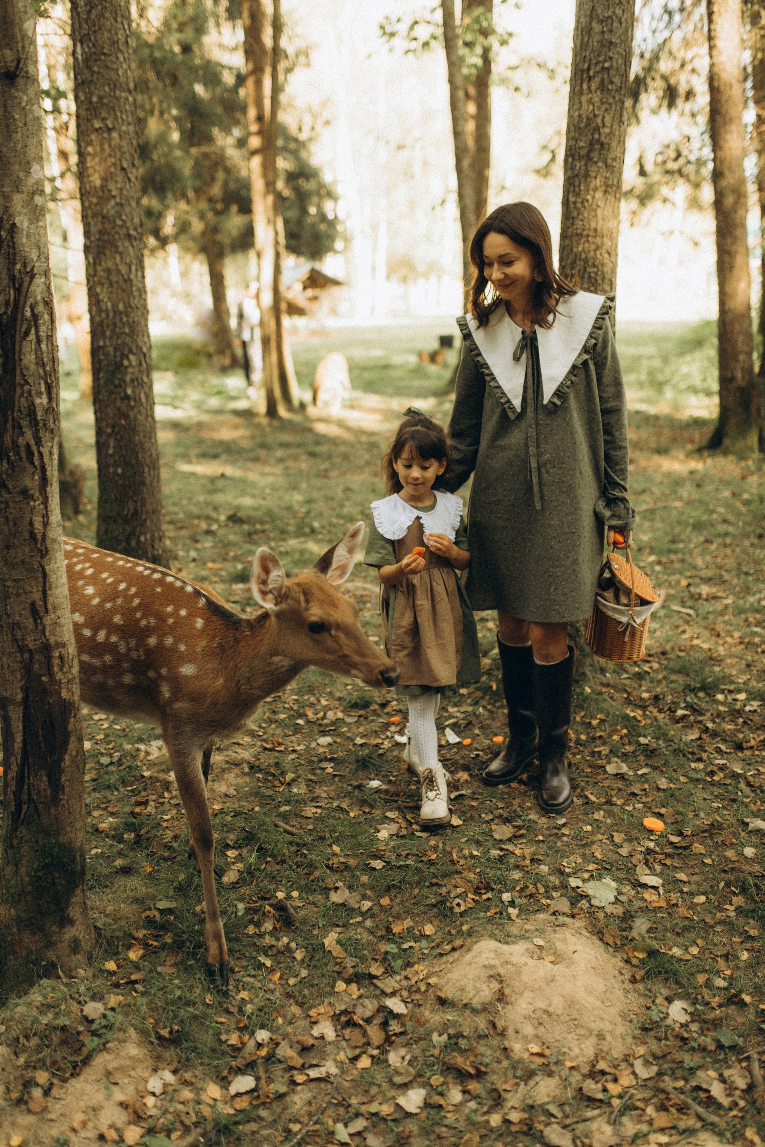 Прогулка к оленям. Семейный фотограф в Москве Екатерина Север
