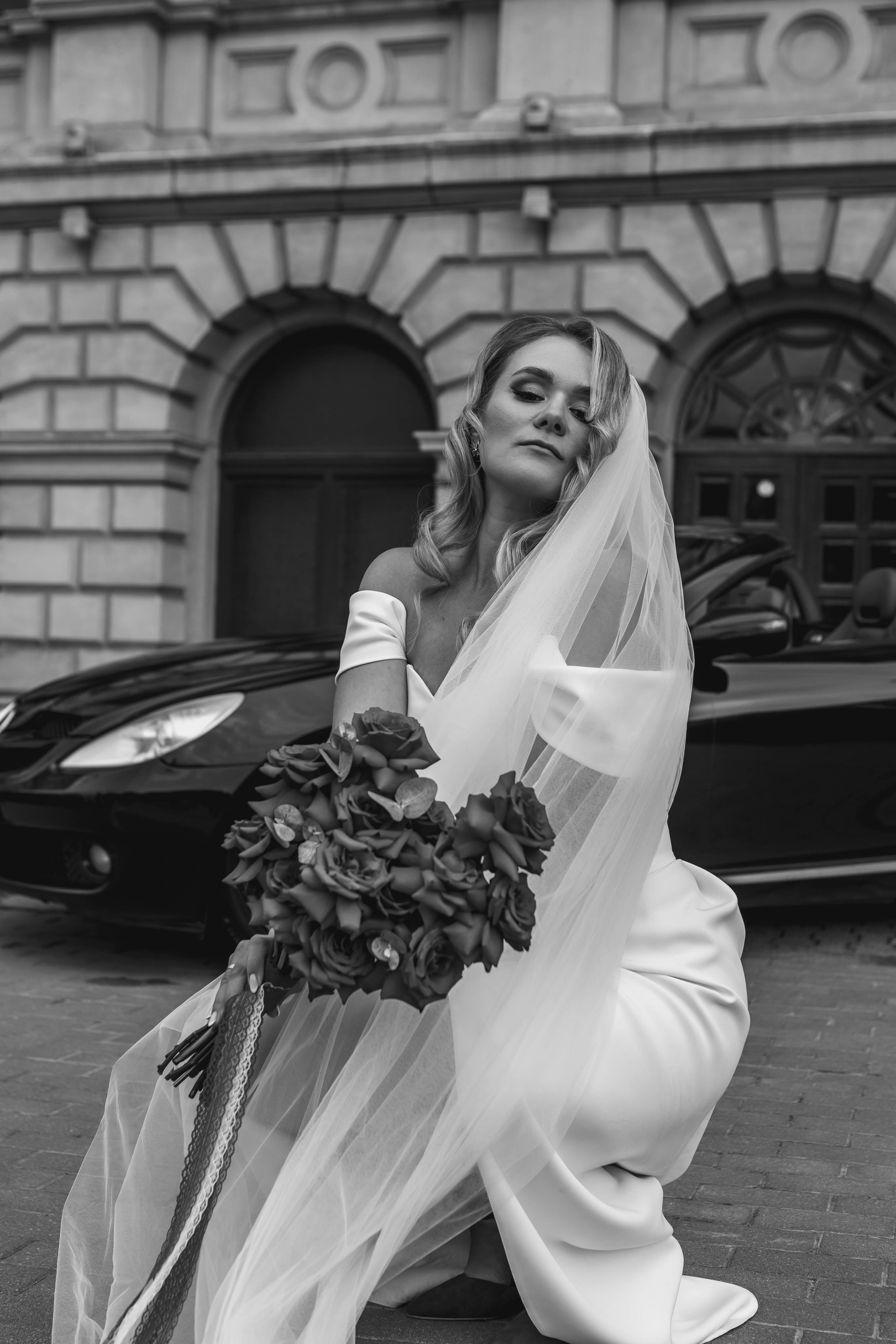 Свадебная съемка на кабриолете. Свадебный фотограф  Калининград | Москва|