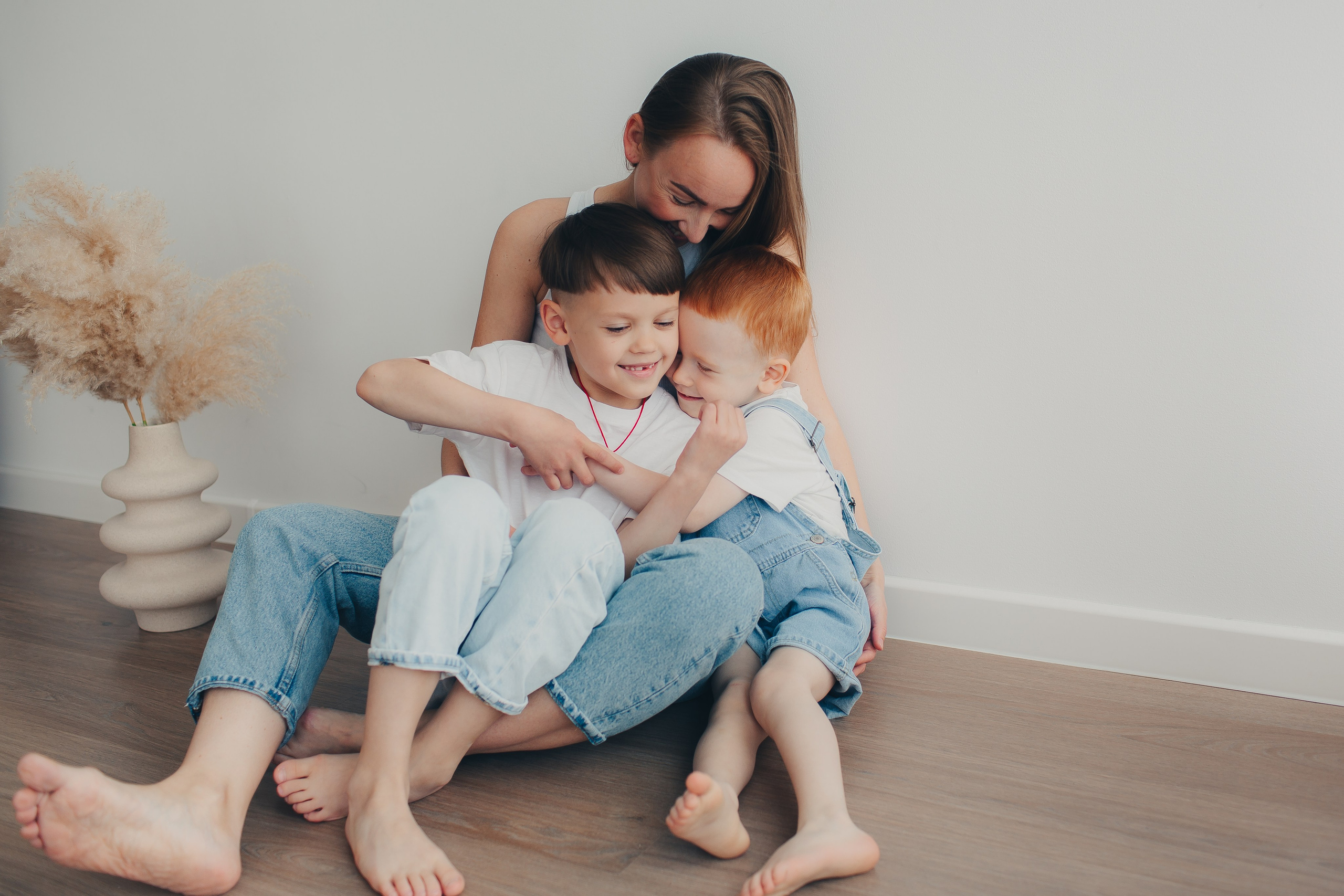 Семейная фотосессия в студии. Фотограф Евгения Мальцева, Архангельск