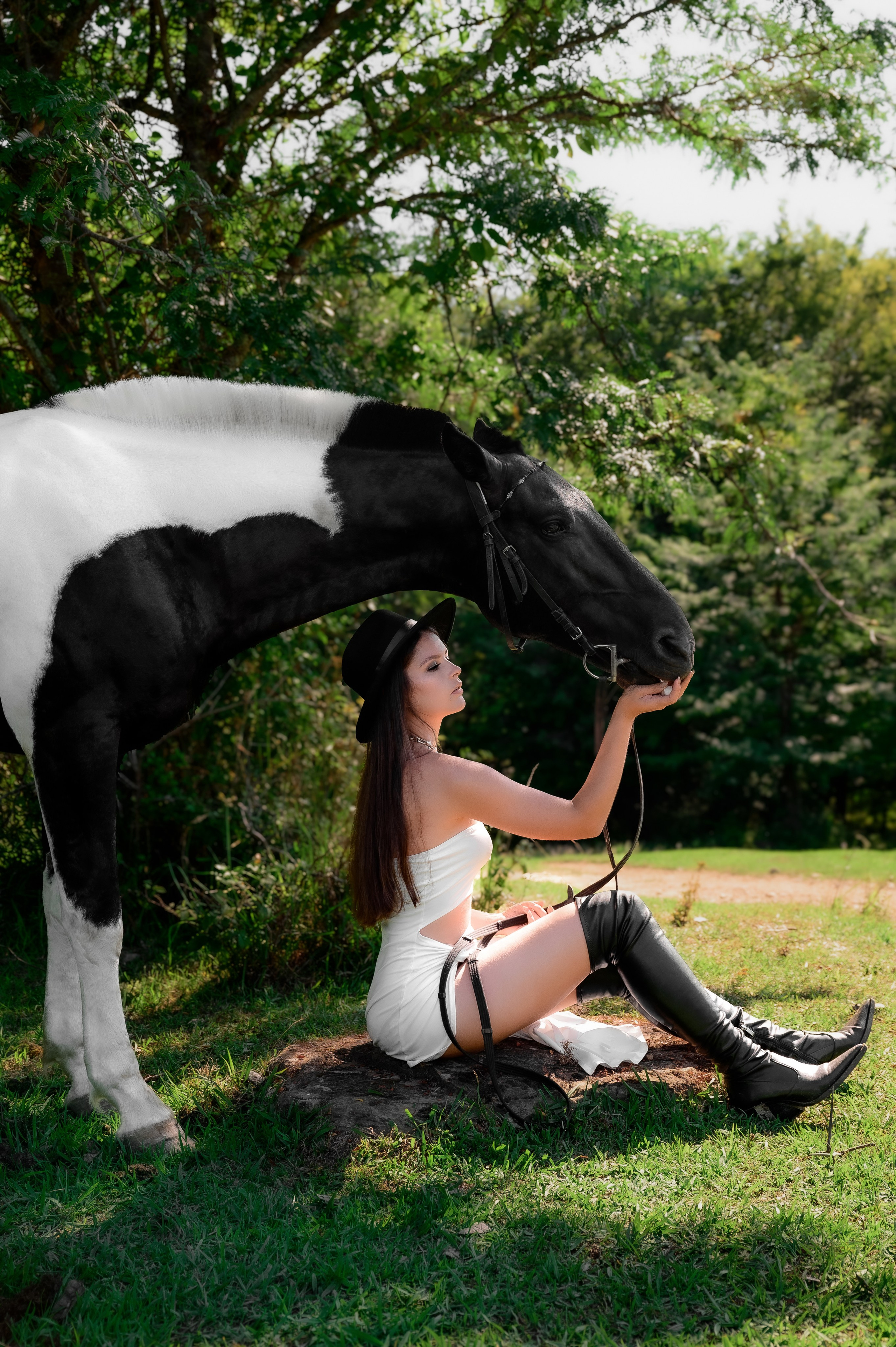 Людмила (Фотосессия с лошадьми). Наталья Слесаренко фотограф в Сочи