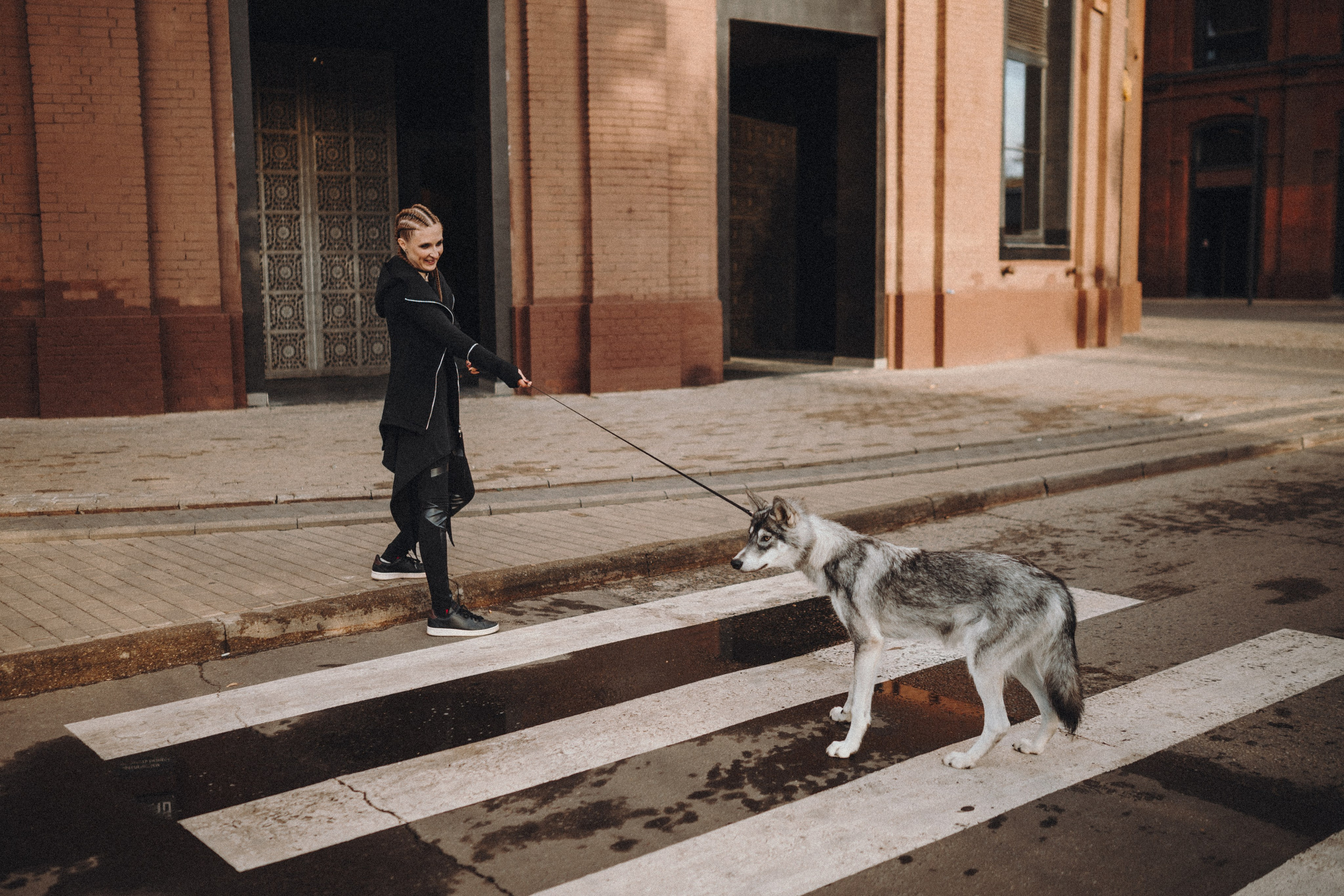 Вика и Кора. Семейный фотограф анималист Ананьева Мария — Москва