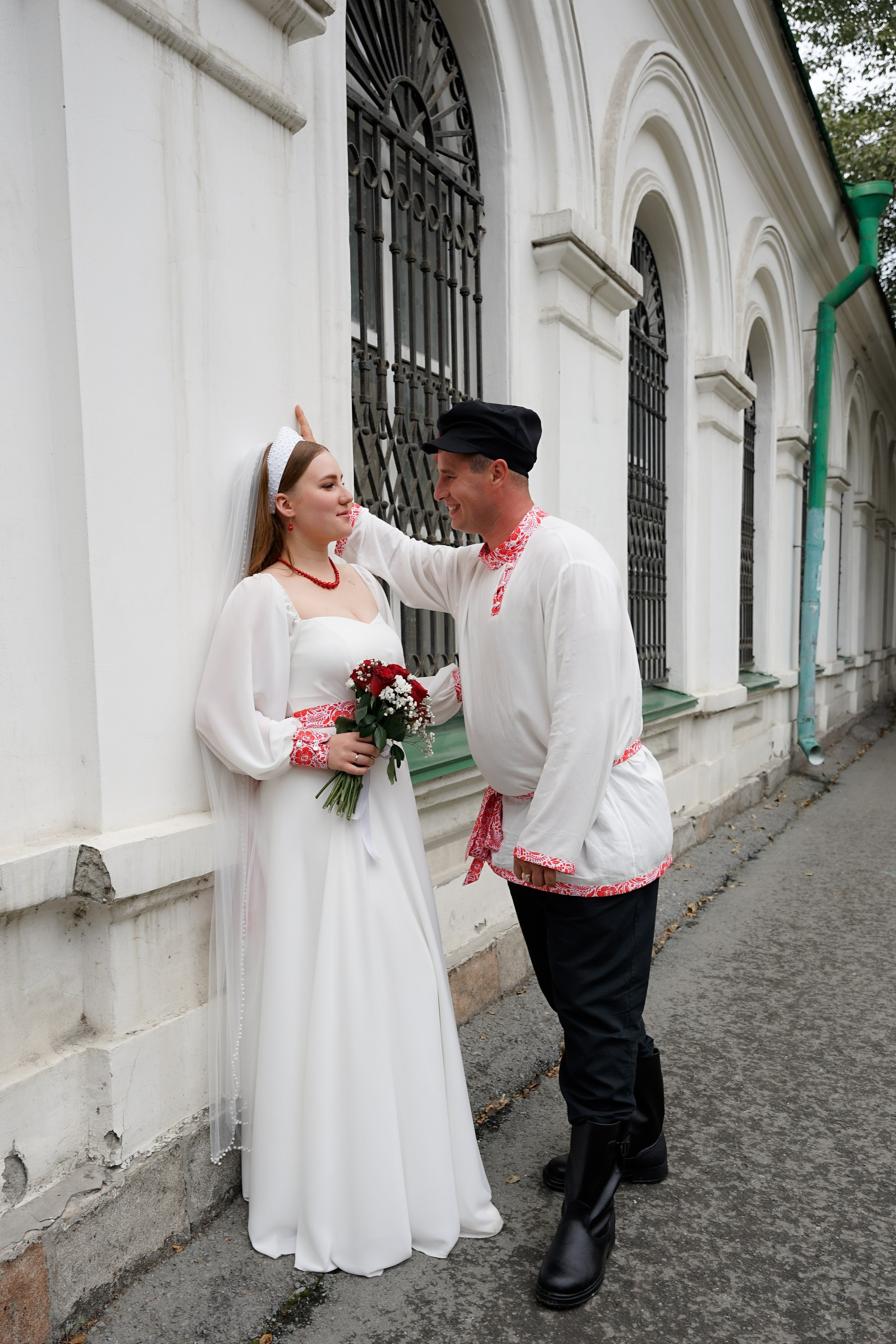 Свадебная фотосессия в русском стиле
