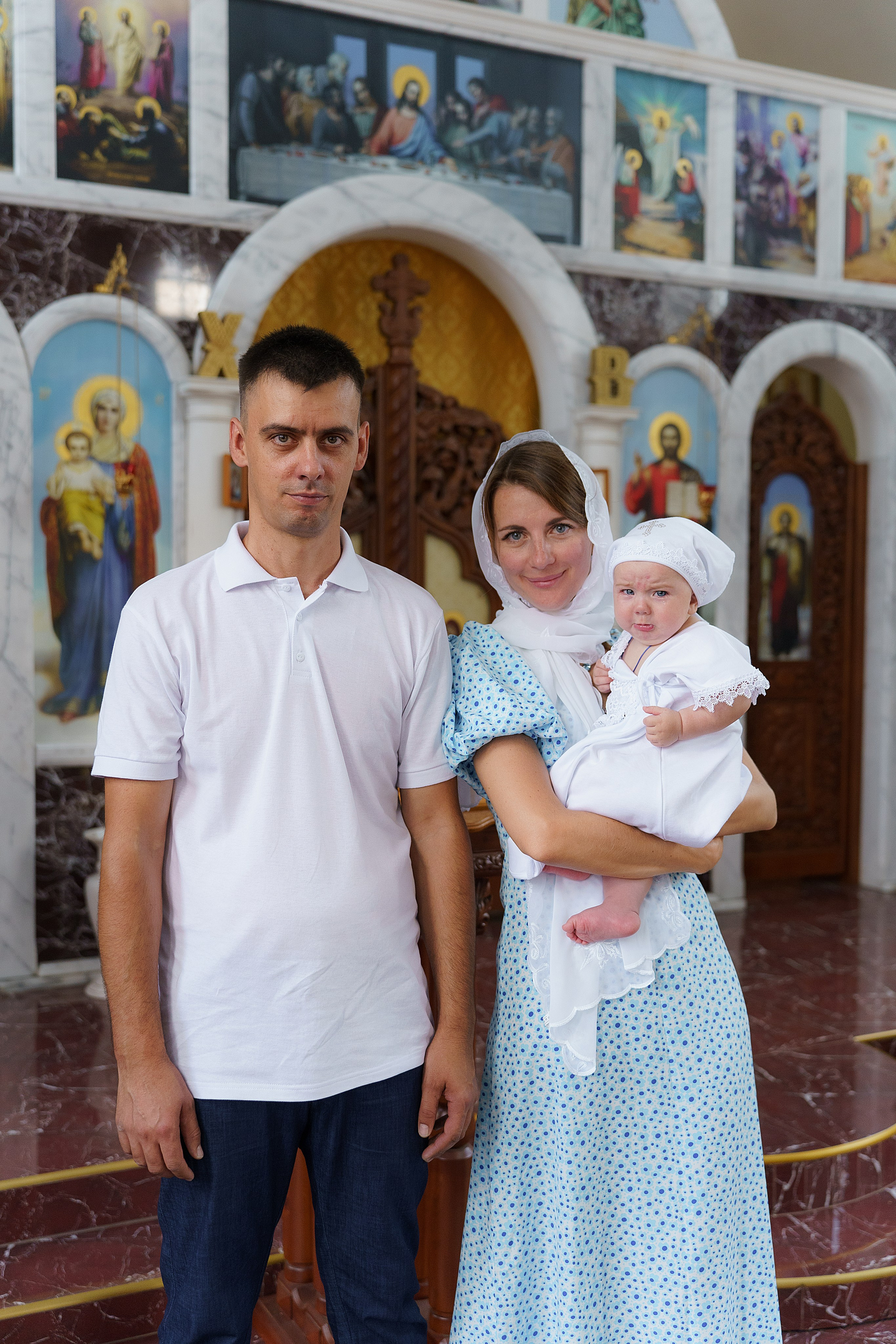 Крещение, храм Петра и Павла, г. Кропоткин. Семейный и детский фотограф в Гулькевичи, Кропоткине