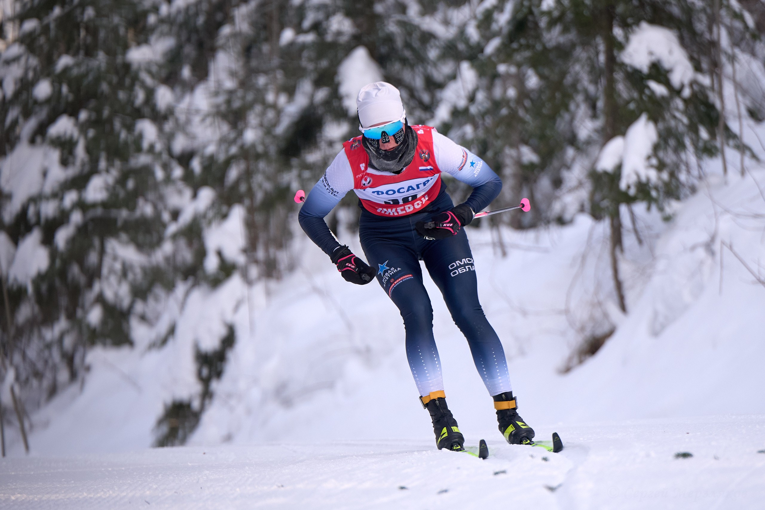 VI этап ФосАгро Кубка России по лыжным гонкам. Ижевск 25.01.2025 и 26.01.2025. Спортивный репортажный фотограф в Ижевске Сергей Мерзляков