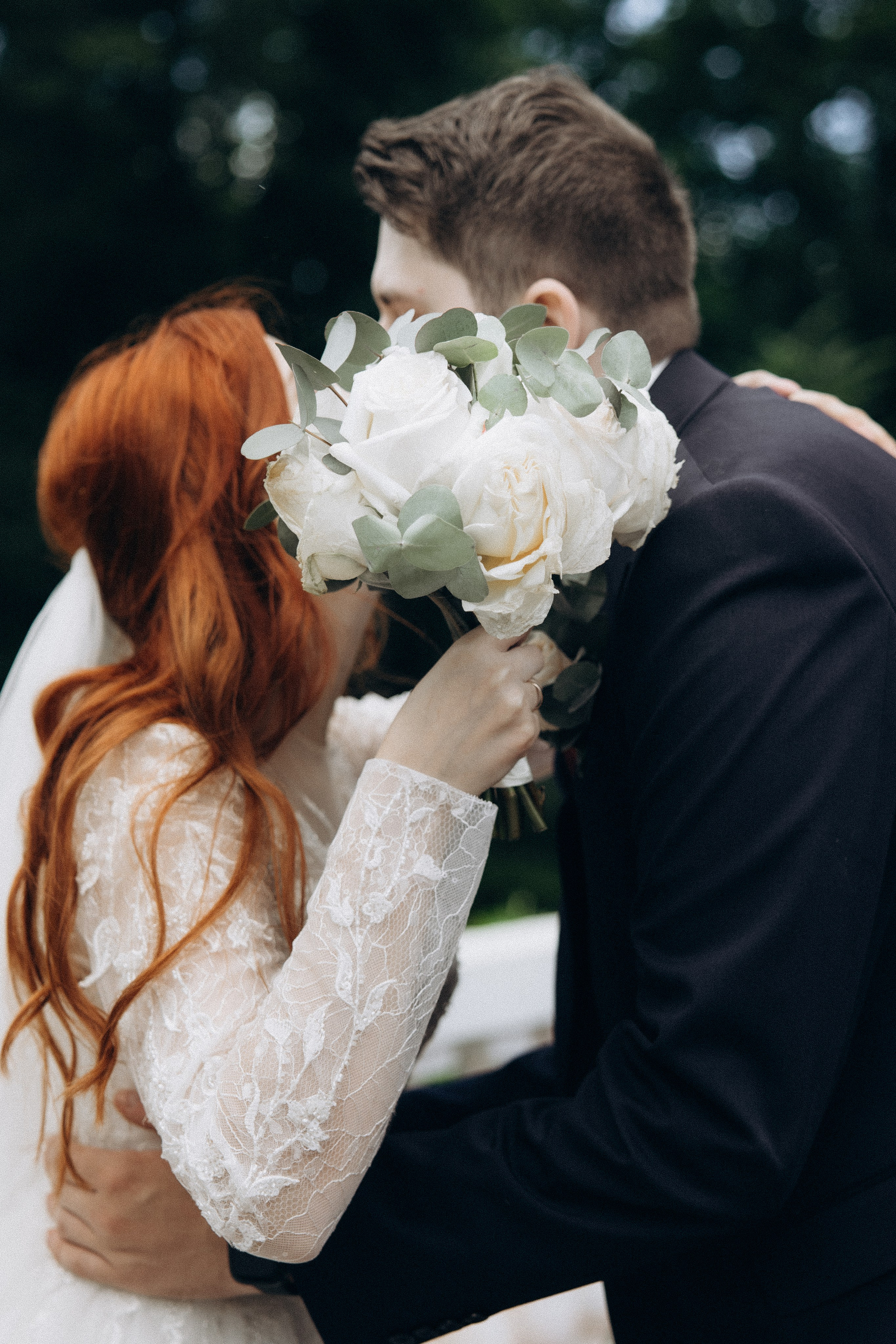 Фотосессия свадьбы Ивана и Александры в парке Горки Ленинские