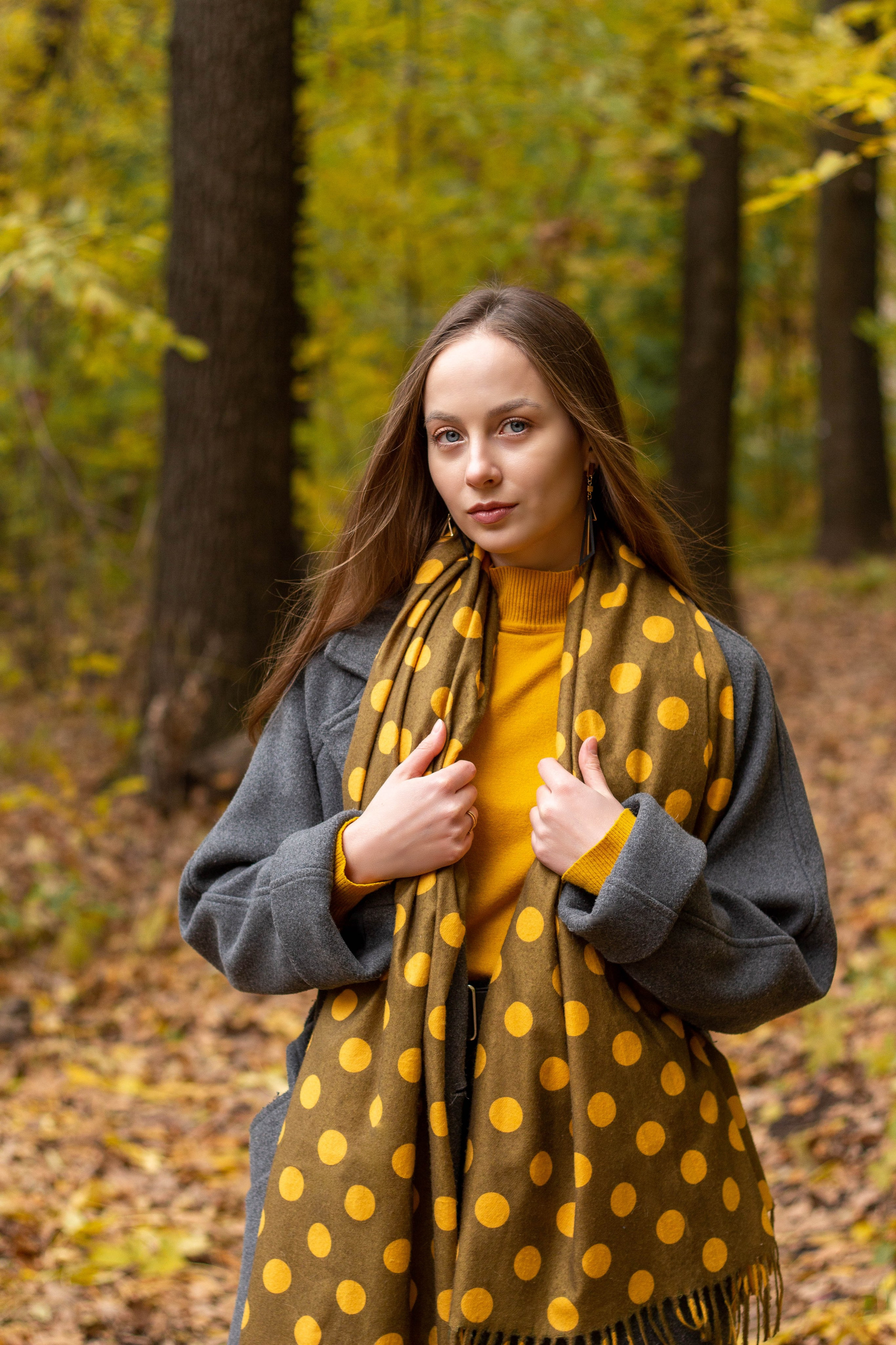 Екатерина осенью в роще. Нечехова Виктория