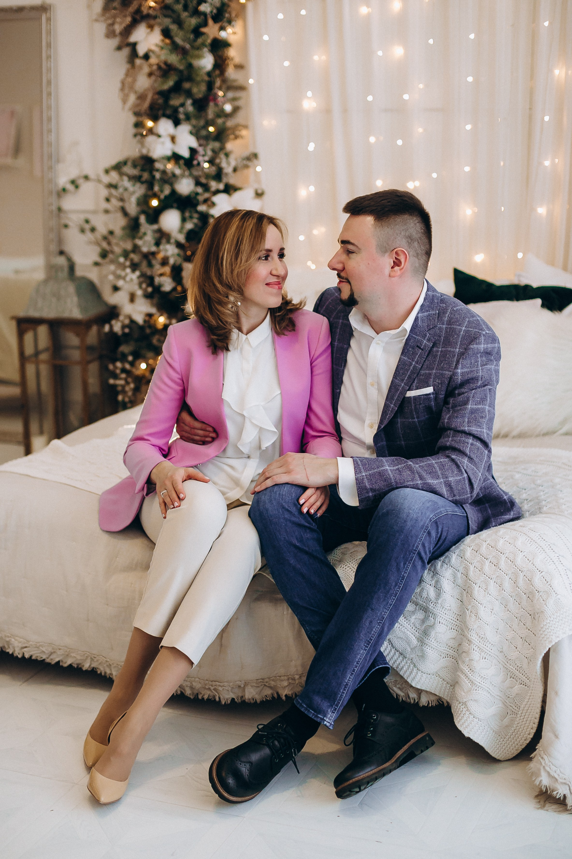 Новогодняя фотосессия в студии. Семейный, детский и школьный фотограф в Москве Рудницкая Анна