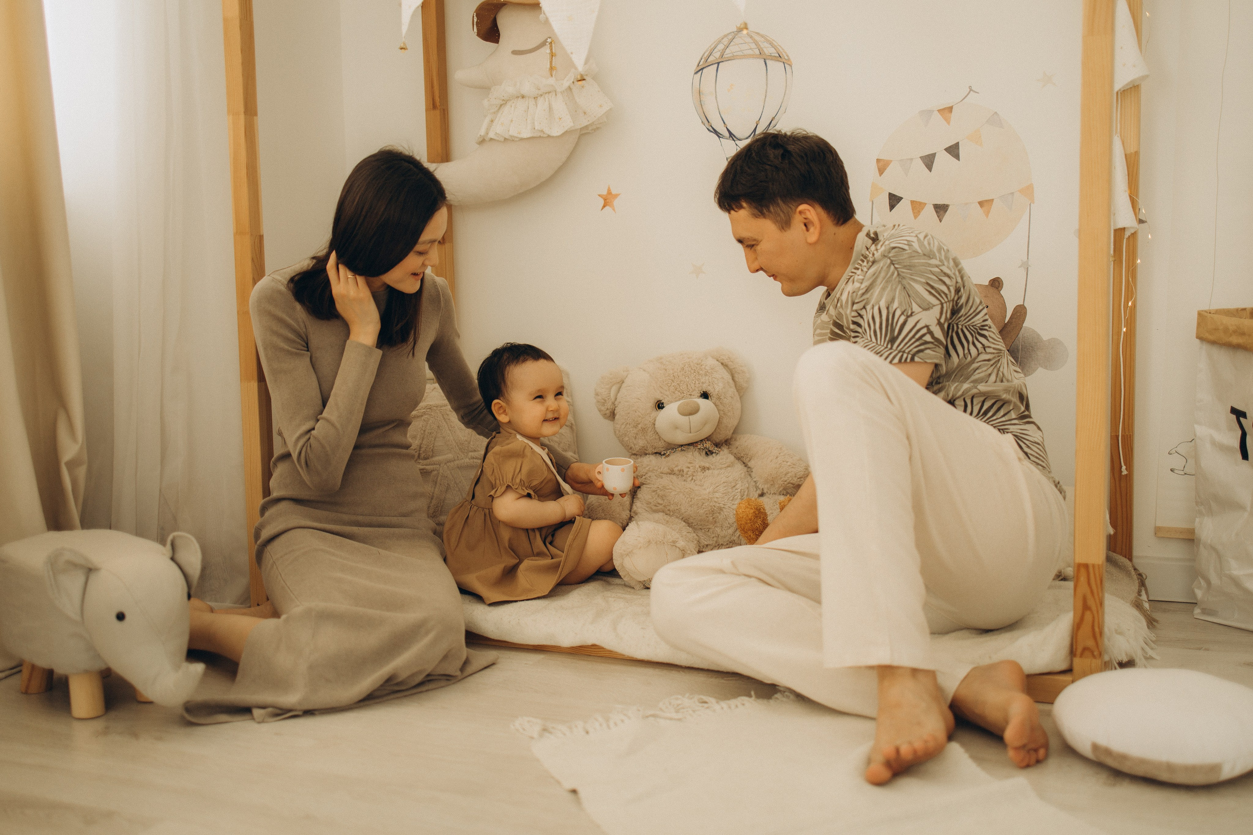 1 годик Ляйсан. Семейный фотограф в Москве Анастасия Шалда