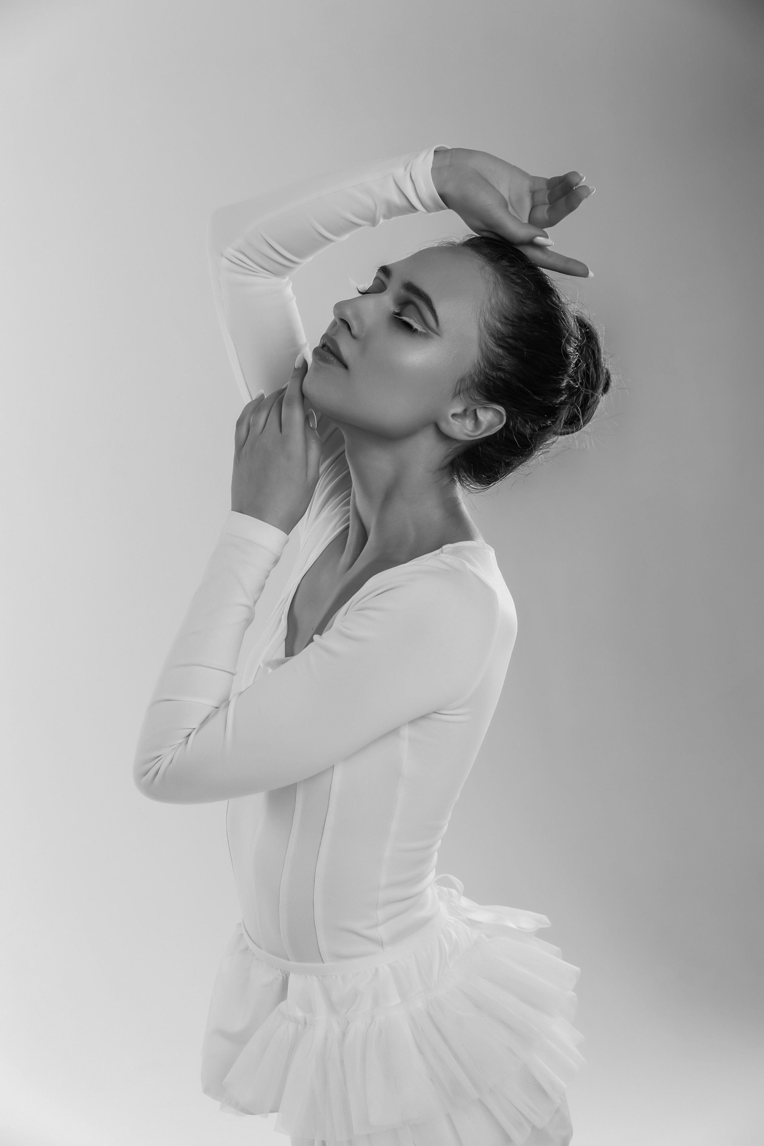 Женская фотосессия на циклораме. Семейный и женский фотограф в Москве Надежда Воробьева