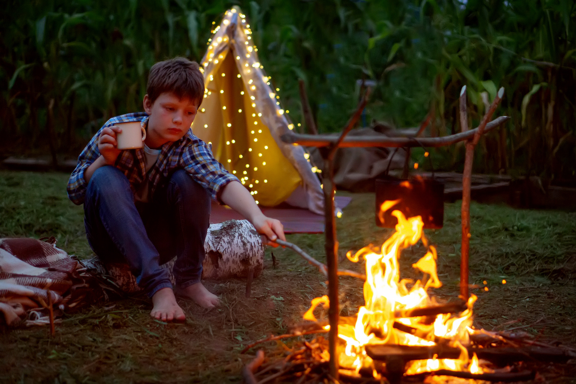 ВЕЧЕР у КОСТРА. Семейный и детский фотограф в Хабаровске Анна Гриневич
