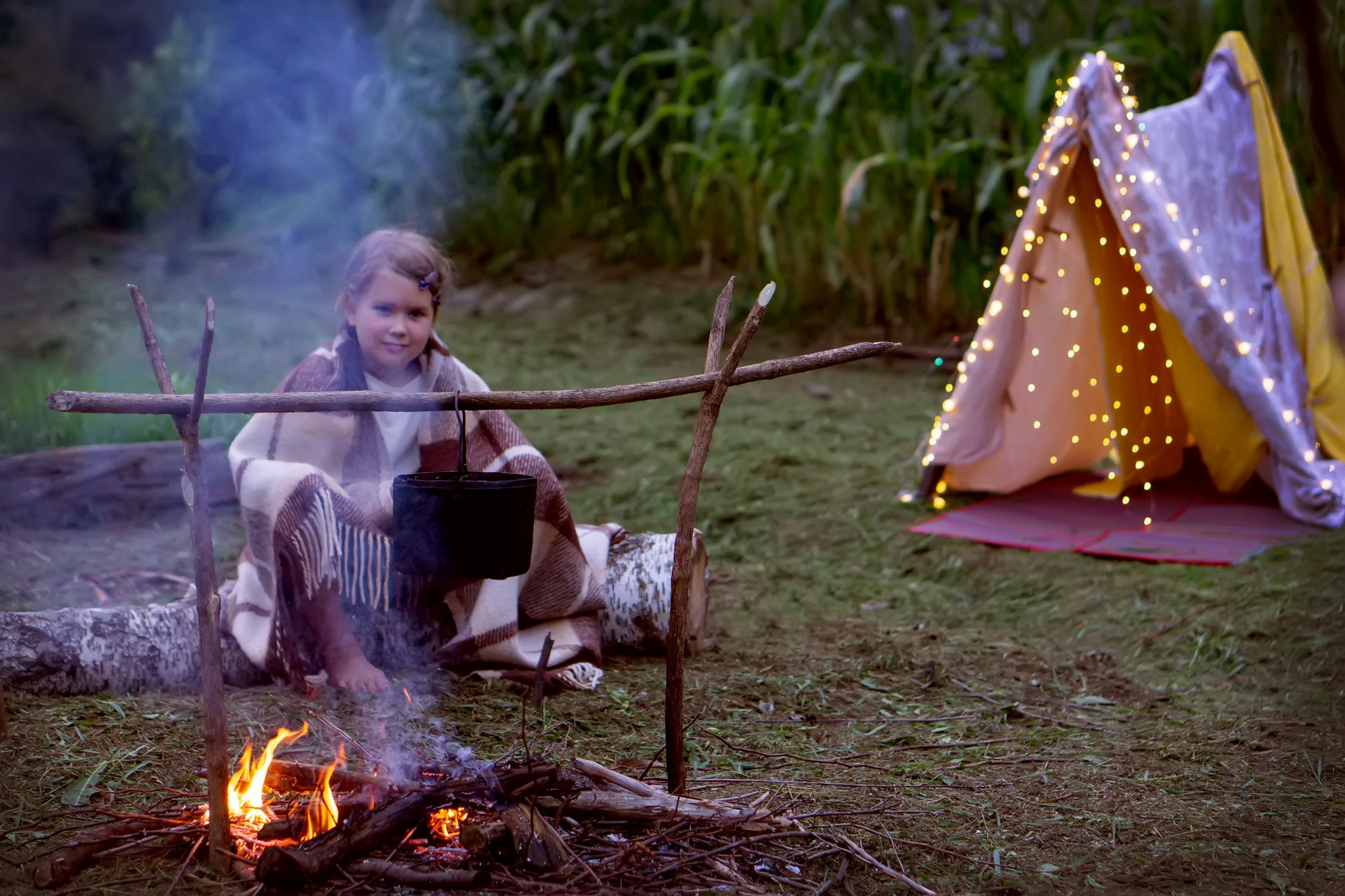ВЕЧЕР у КОСТРА. Семейный и детский фотограф в Хабаровске Анна Гриневич