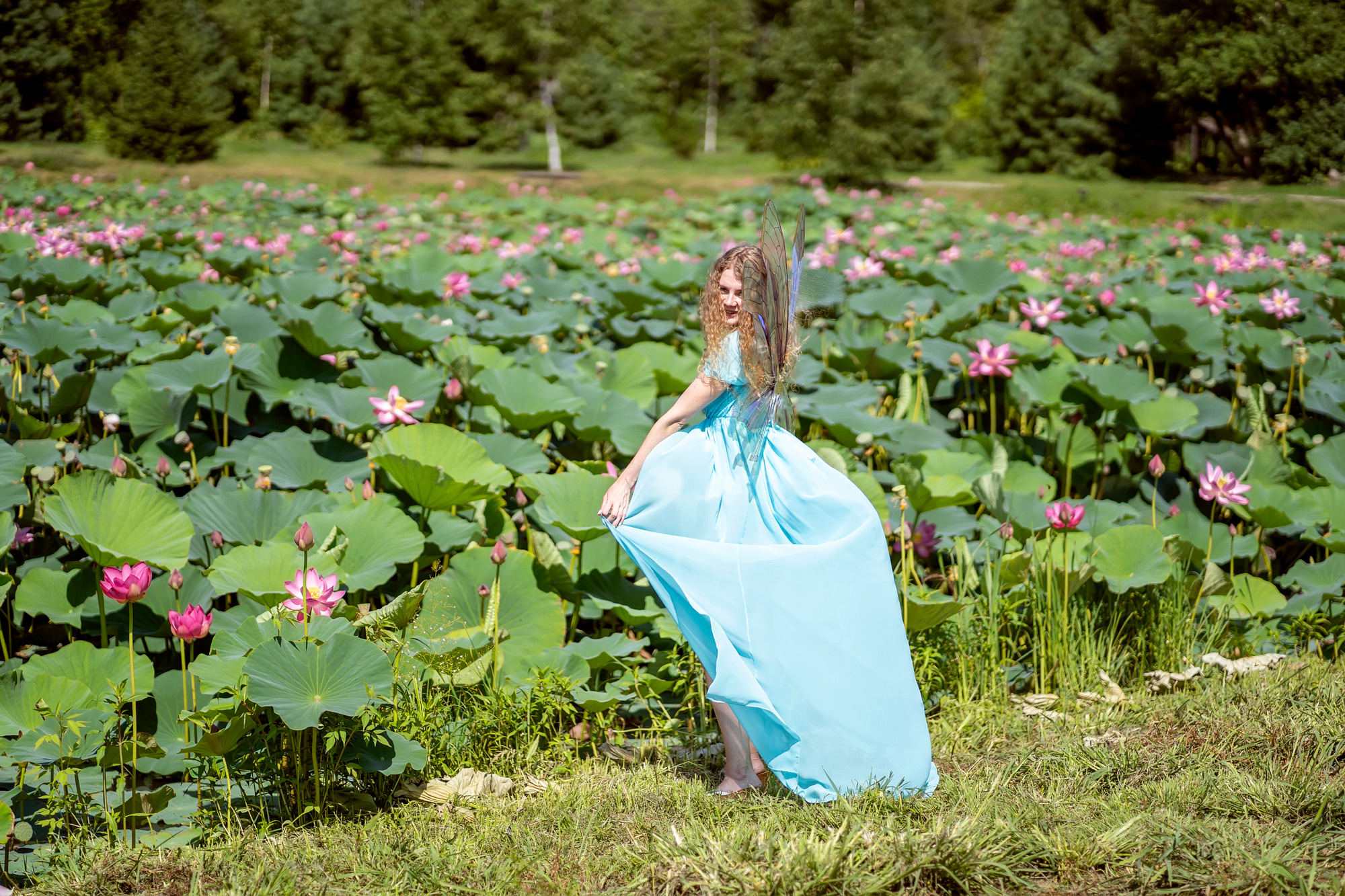 Фея в лотосах. Семейный и детский фотограф в Хабаровске Анна Гриневич