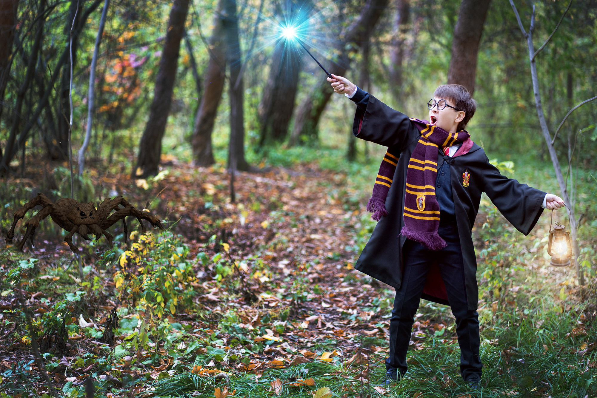 Гарри Поттер в Запретном лесу — 2. Семейный и детский фотограф в Хабаровске Анна Гриневич