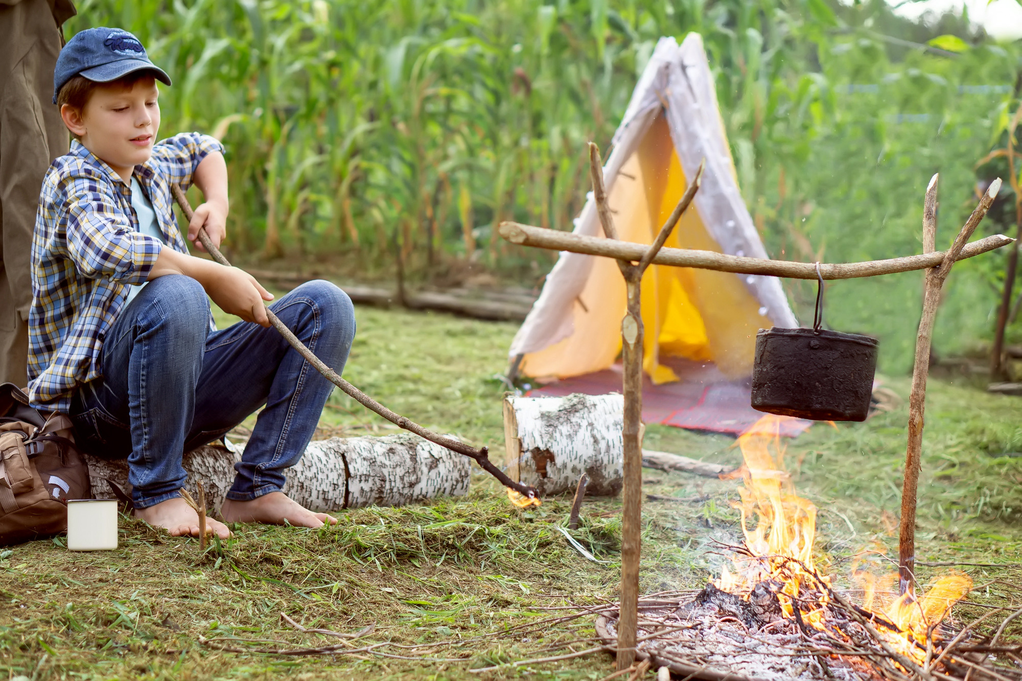 ВЕЧЕР у КОСТРА. Семейный и детский фотограф в Хабаровске Анна Гриневич